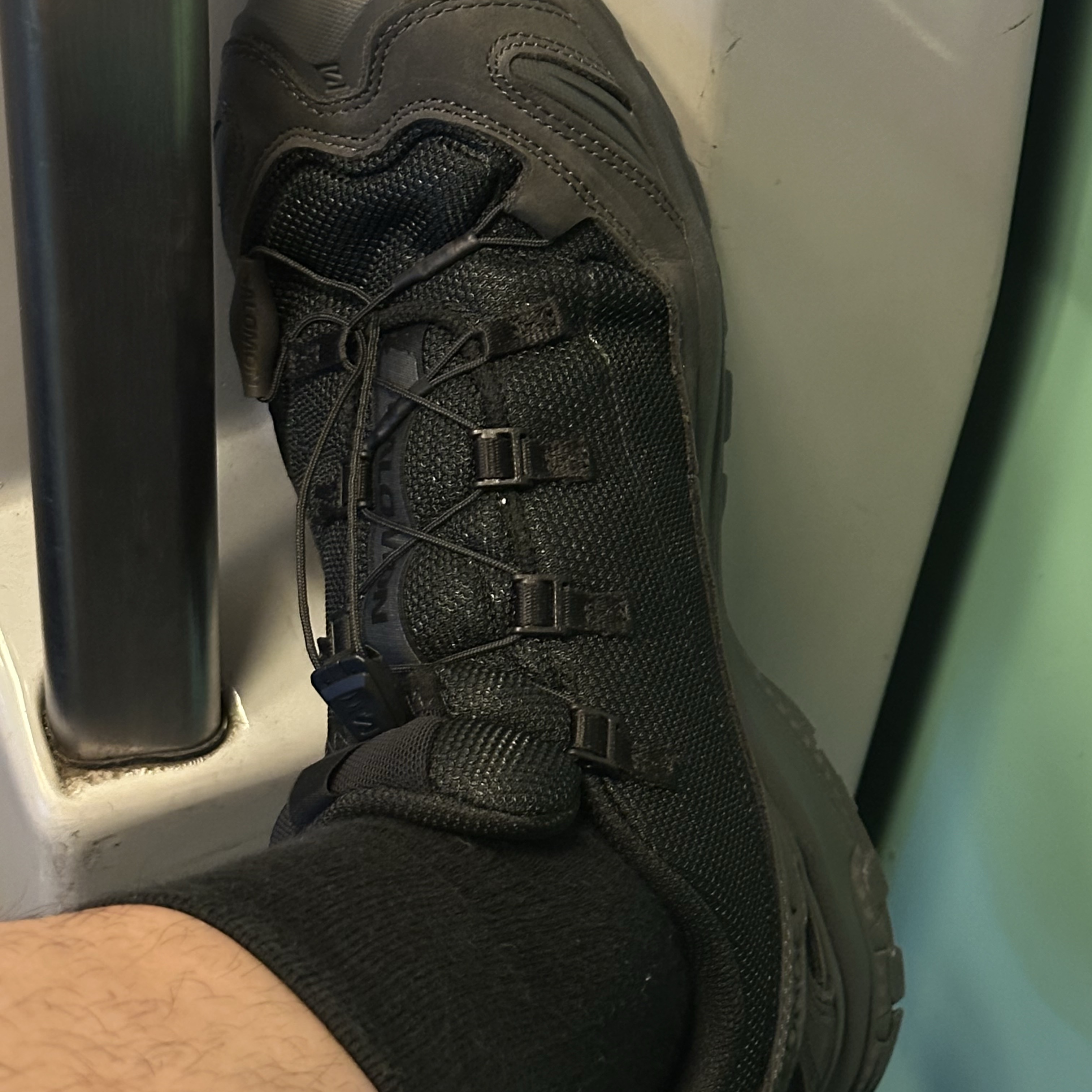 Salomon x Jeong Li XA Pro 3D Black Asphalt 착용 스타일 - 1