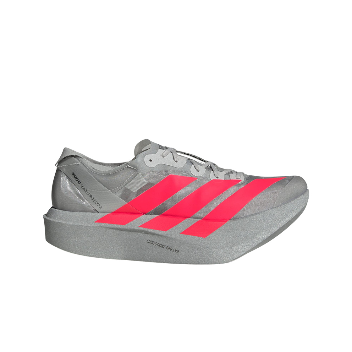 아디다스 아디제로 아디오스 프로 EVO 2 실버 메탈릭 루시드 레드(Adidas Adizero Adios Pro EVO 2 Silver Metallic Lucid Red)