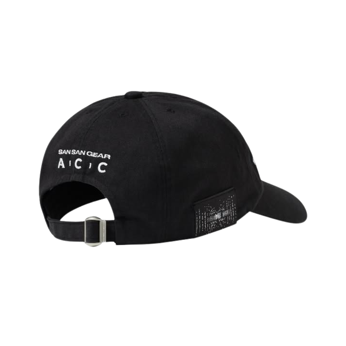 산산기어 x 국립아시아문화전당 료지 이케다 데이터 그램 볼캡 블랙(Sansan Gear x National Asian Culture Center Ryoji Ikeda Data Gram Ball Cap Black) - 2