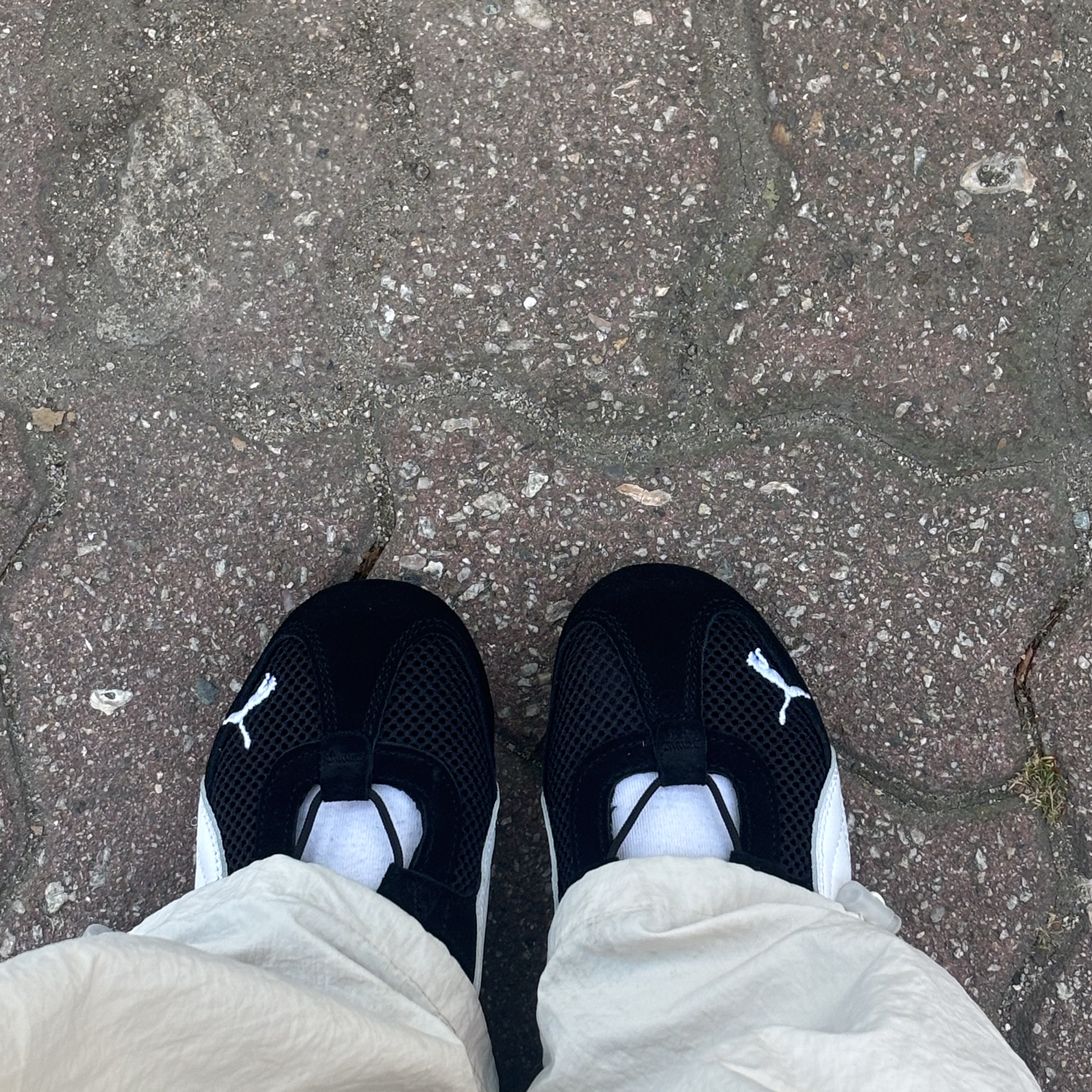 (W) Puma Speedcat Go Puma Black Puma White 착용 스타일