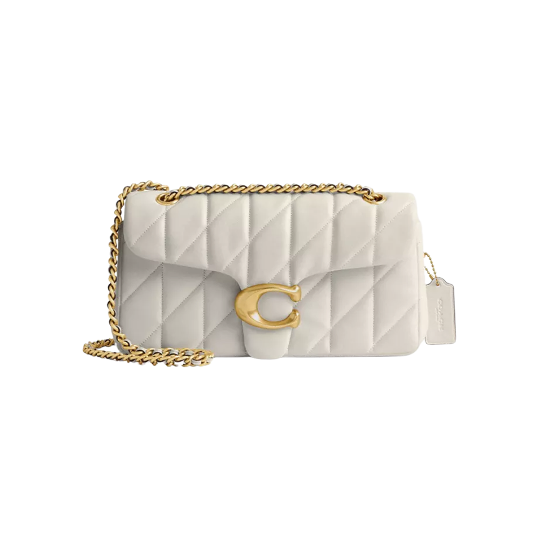 CP150-B4/HA Coach Tabby Shoulder Bag 26 with Quilting Chalk