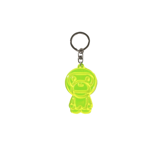 BAPE Baby Milo Reflective Keychain Yellow