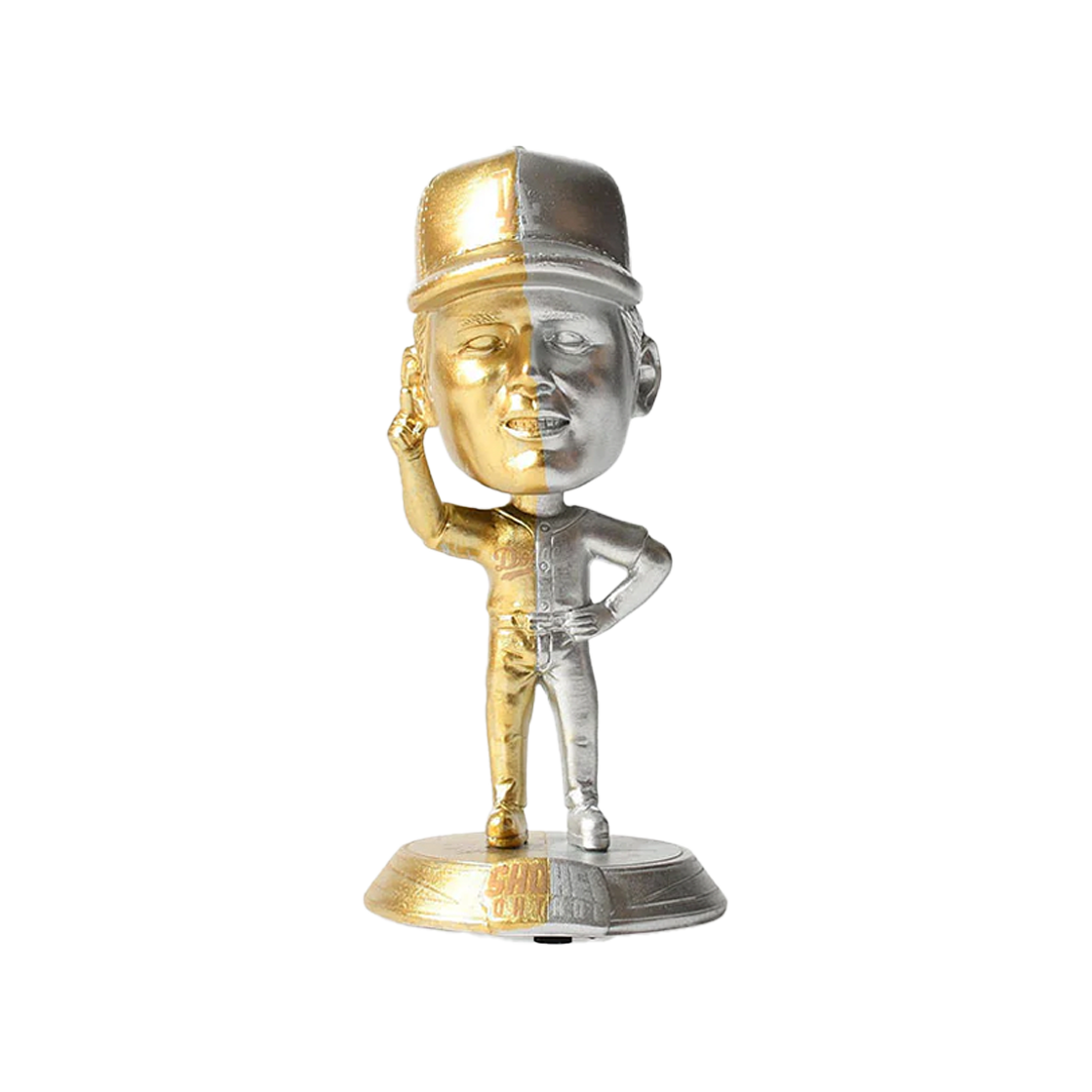 알앤코 쇼헤이 오타니 4.5인치 골드앤실버 빅헤드 피규어(R&Co. Homegame Exclusive Foco Shohei Ohtani La Dodgers Smu Gold And Silver Mini Bighead 4.5 Inch)