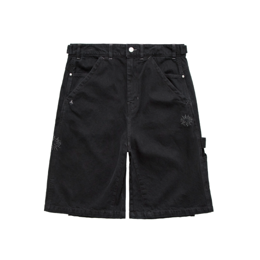 PL5OSP0301BC Polyteru 1/2 Hammer Denim Pants Washed Black