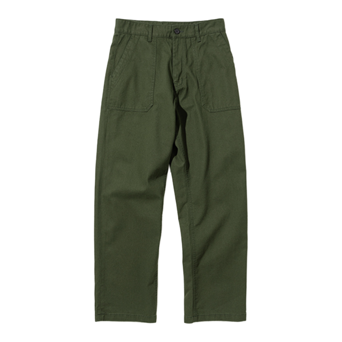 유니폼 브릿지 코튼 퍼티그 팬츠 레귤러 핏 포레스트