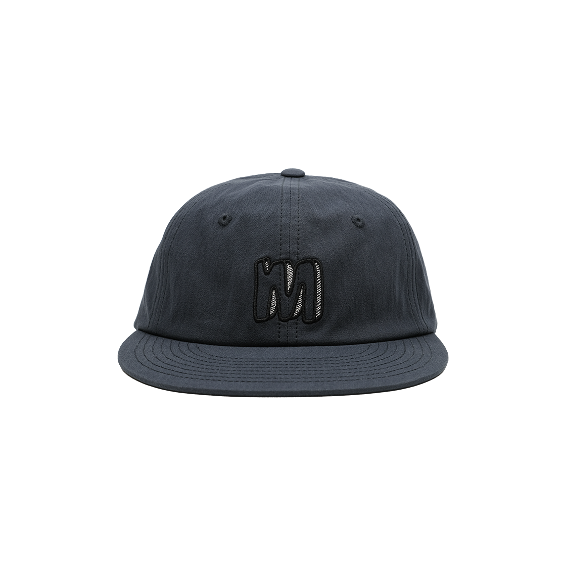 G-033 mmogarden mmo Font Logo 6Panel Cap Navy