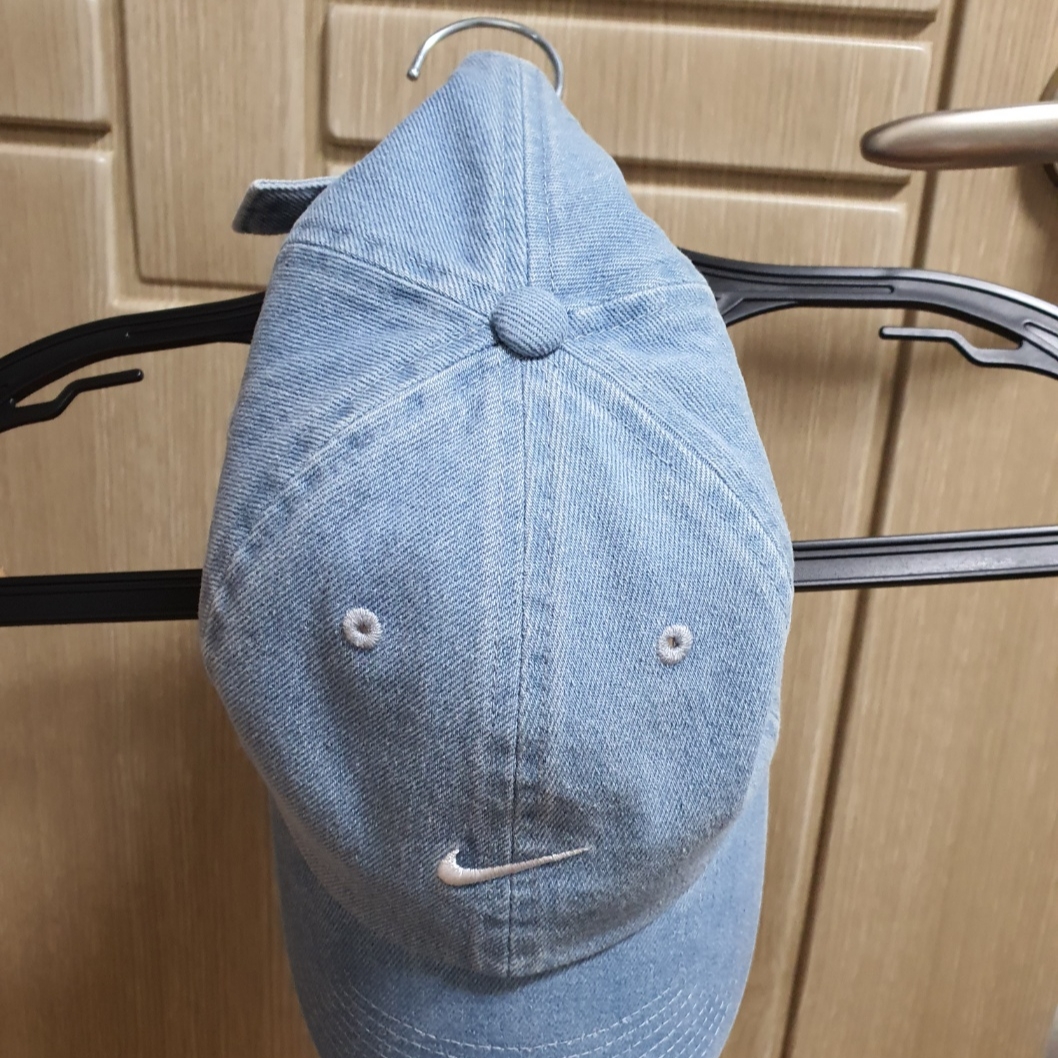 Nike Club Unstructured Denim Cap Aegean Storm Thunder Blue 착용 스타일