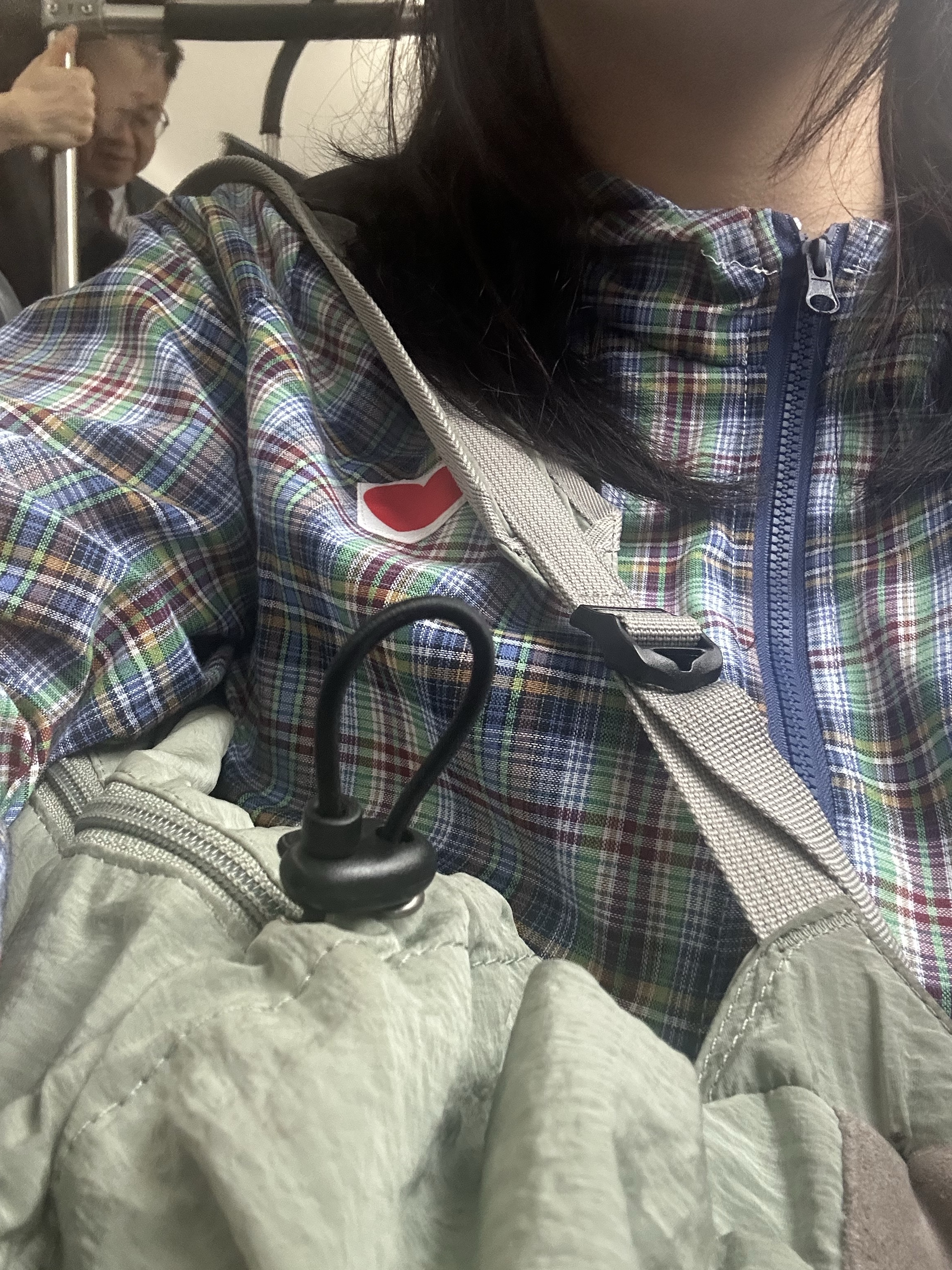 Sculptor Oldschool Slouchy Backpack Sage 착용 스타일 - 2