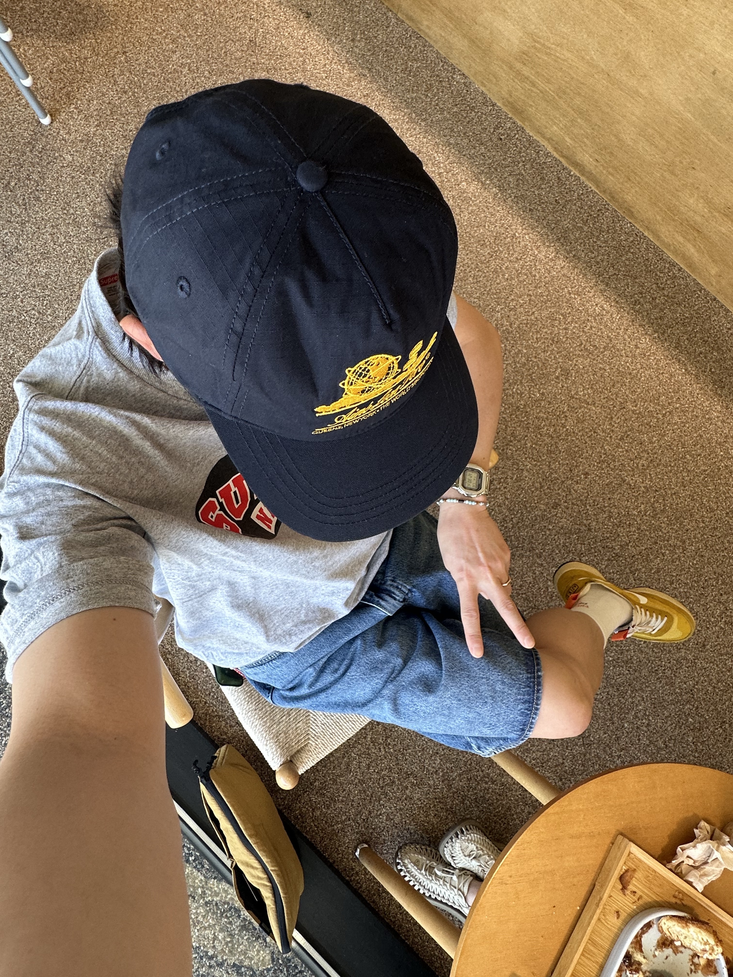 Aime Leon Dore Unisphere Evening Blue, Nike x Tom Sachs General Purpose Shoe Archive 착용 스타일 - 4