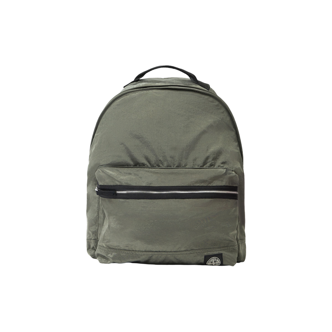 K2S1592000-14S0251-V0059 Stone Island 9200014 Coated Nylon Metal in Econyl Backpack with Front Pocket and Ripstop Lining Musk Green - 25FW