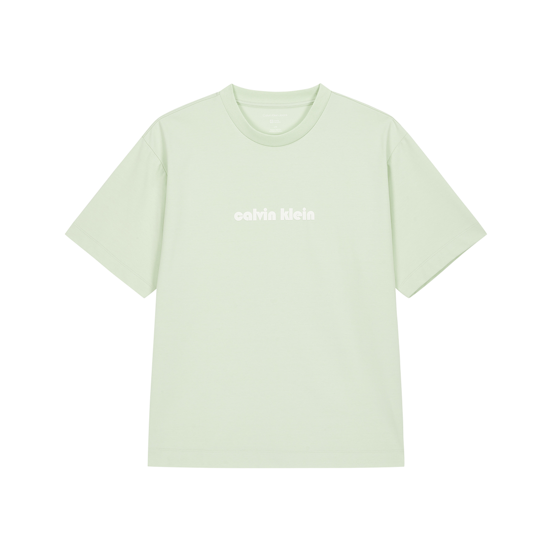 캘빈 클라인 쿨링 저지 릴렉스 로고 티셔츠 텐더 그린(Calvin Klein Cooling Jersey Relaxed Logo T-Shirt Tender Green)