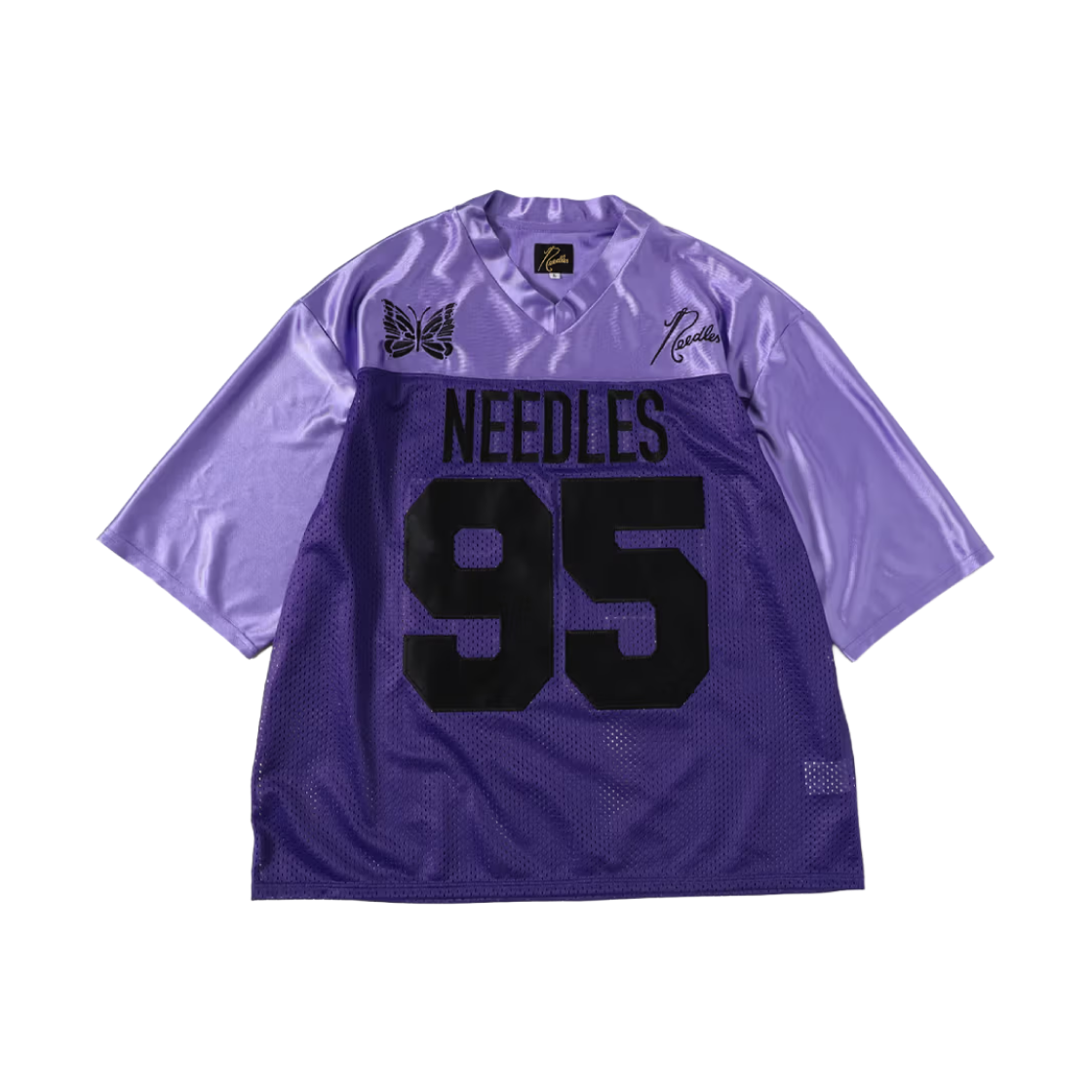 니들스 x 빔즈 풋볼 저지 퍼플(Needles x Beams Football Jersey Purple)