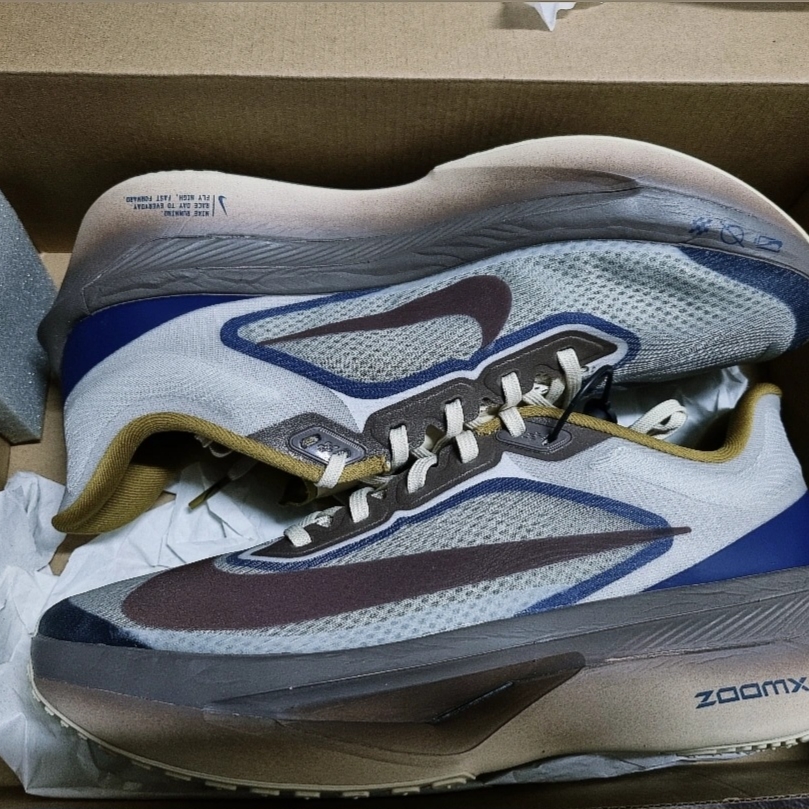 Nike Zoom Fly 6 PRM Light Bone Cave Stone 착용 스타일 - 1