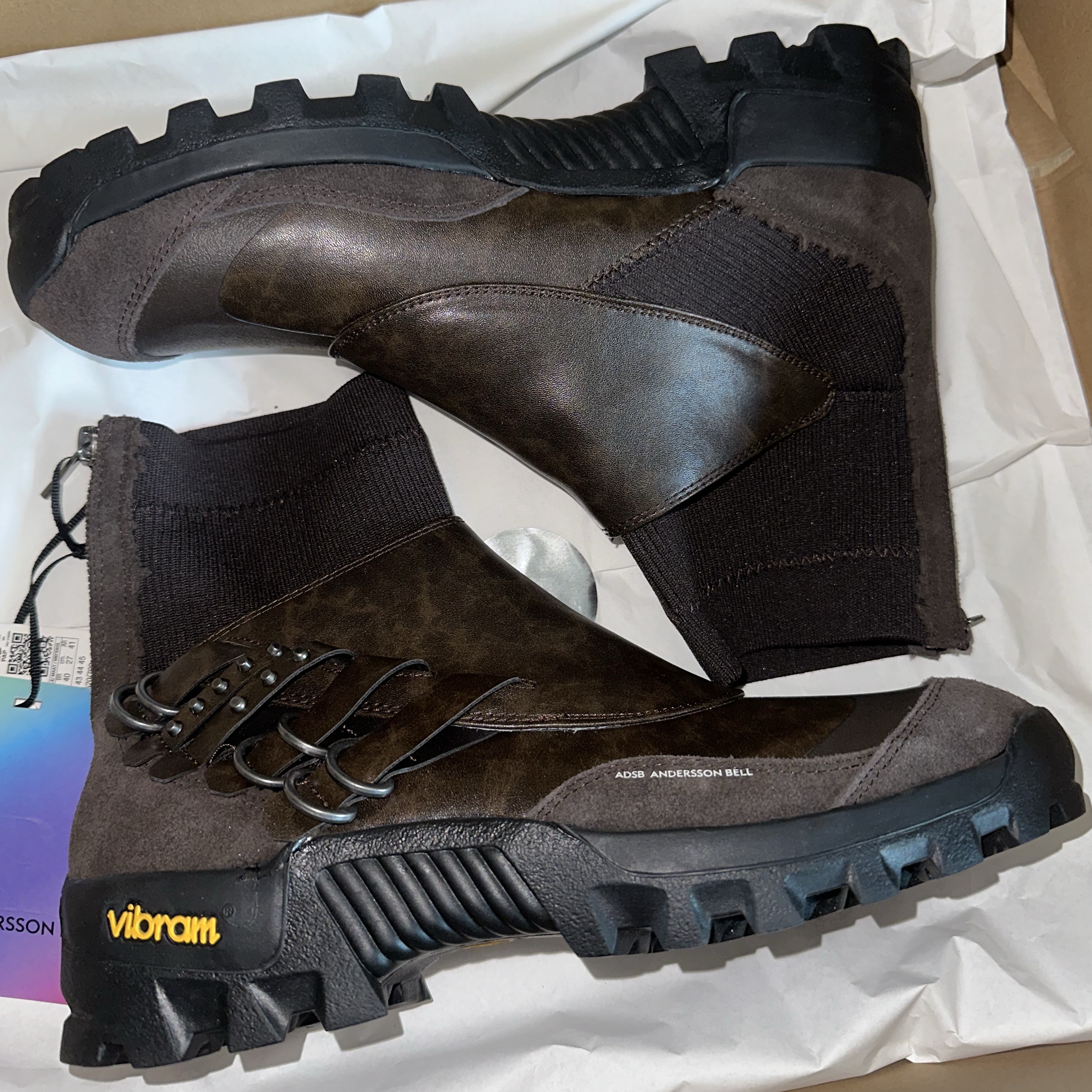 Zara x Andersson Bell Boots Brown 착용 스타일