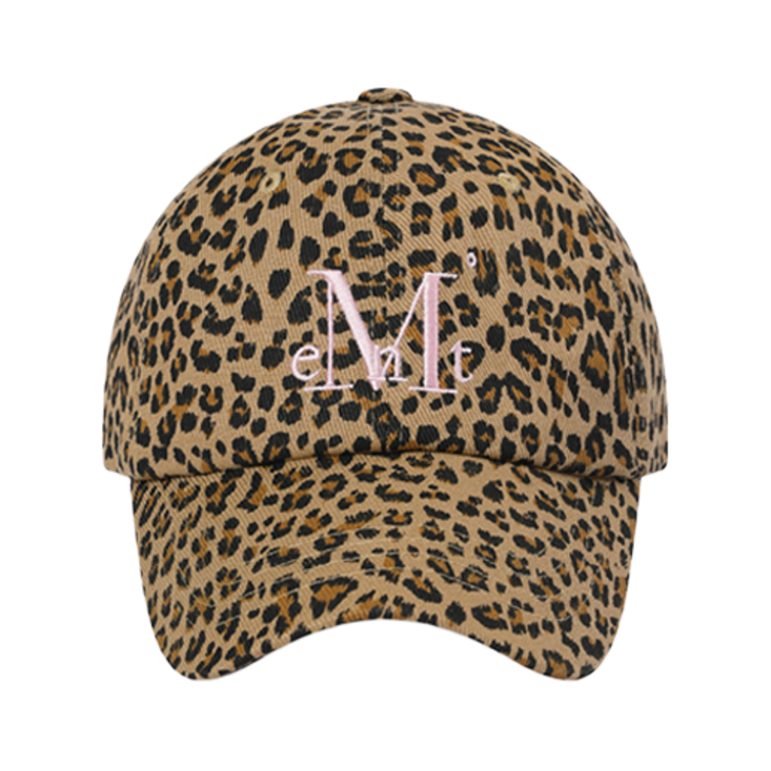 P00000XA MUCENT Signature Ball Cap Leopard Beige