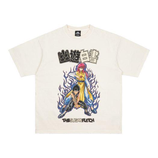 YUYUHAKUSHO-003 The Sugar Punch YUYUHAKUSHO S/S T-Shirt 003 White