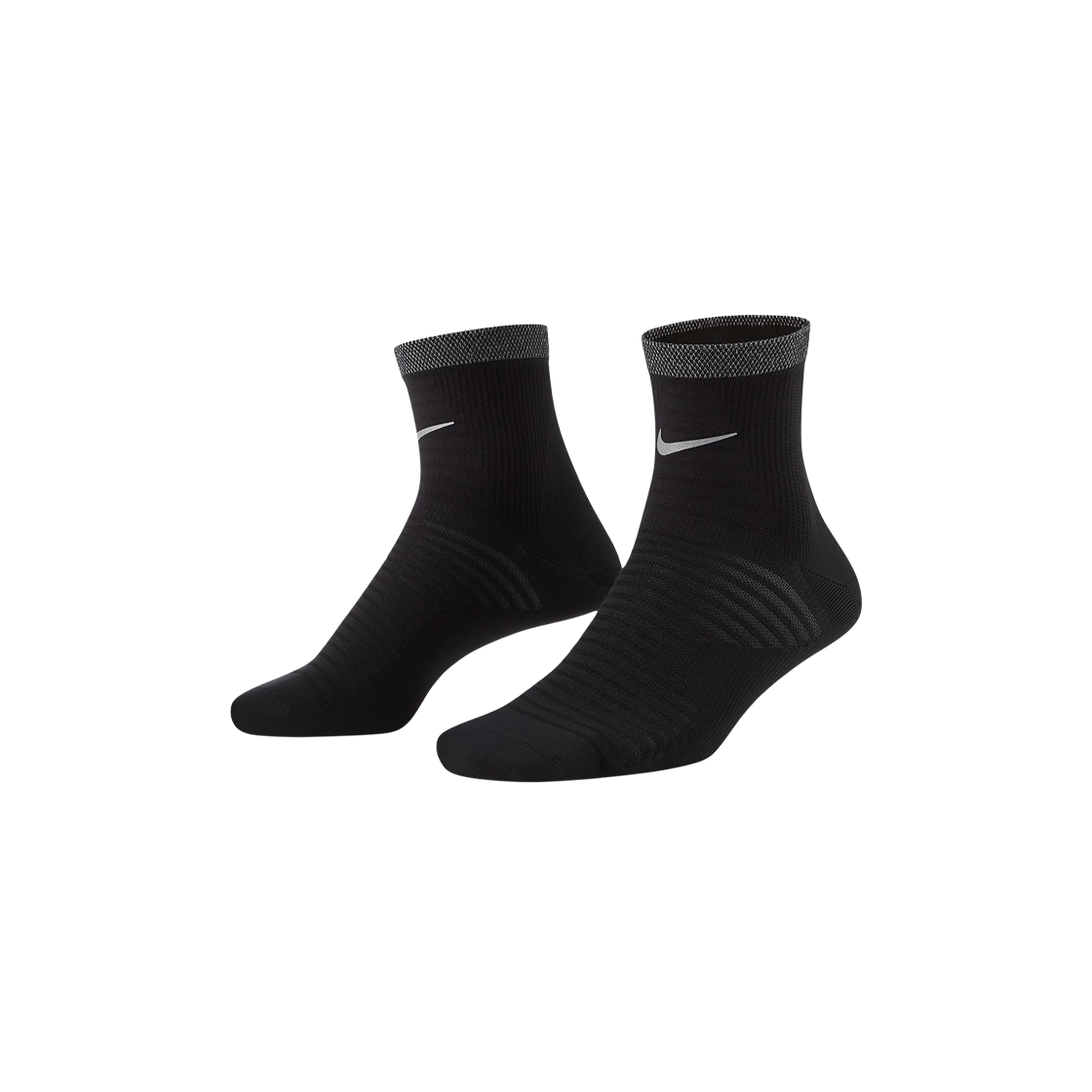 나이키 스파크 라이트웨이트 러닝 앵클 삭스 블랙 리플렉트 실버 (국내 정식 발매 제품)(Nike Spark Lightweight Running Ankle Socks Black Reflect Silver (Korean Ver.))