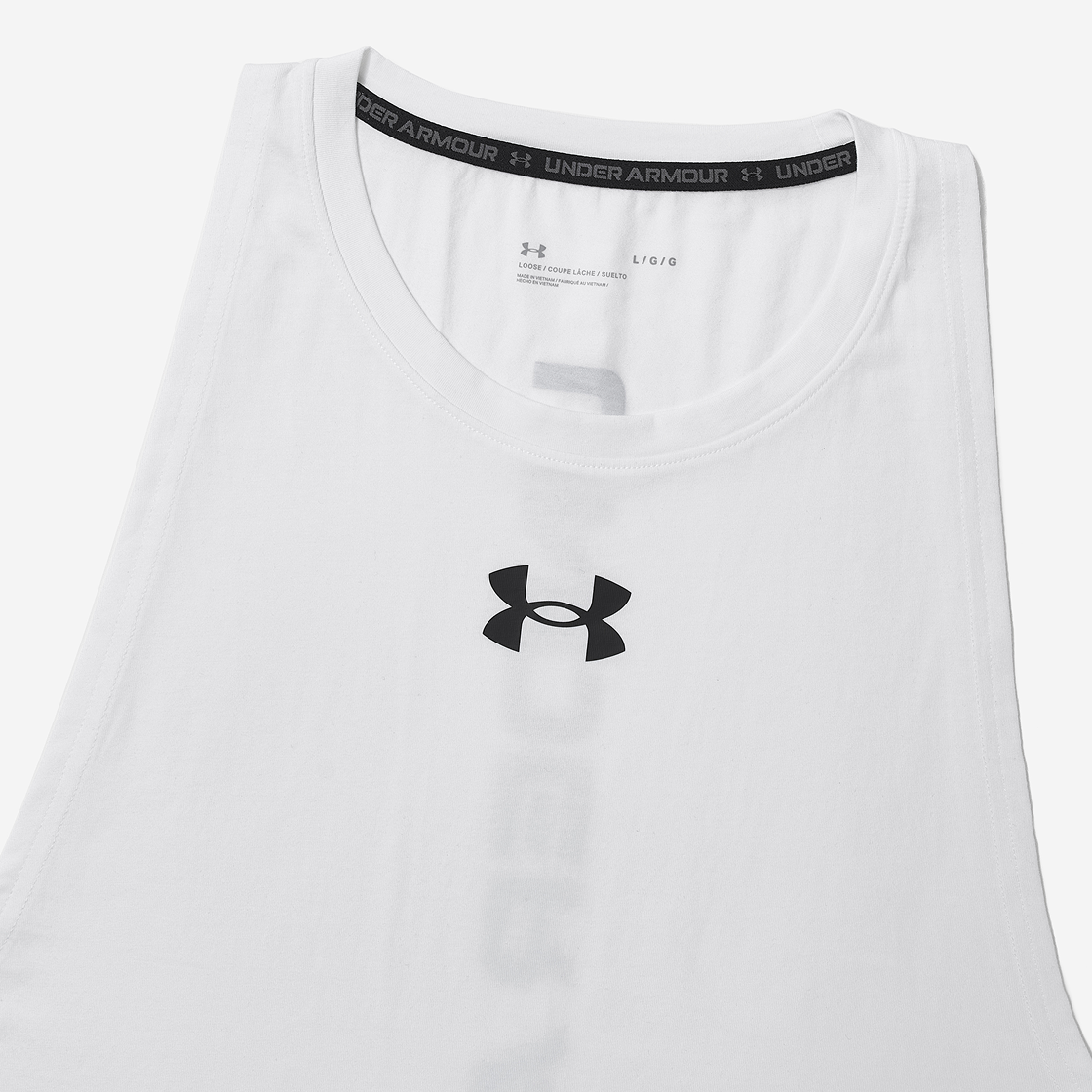 언더아머 UA 존 탱크 화이트 블랙(Under Armour UA Zone Tank White Black) - 3