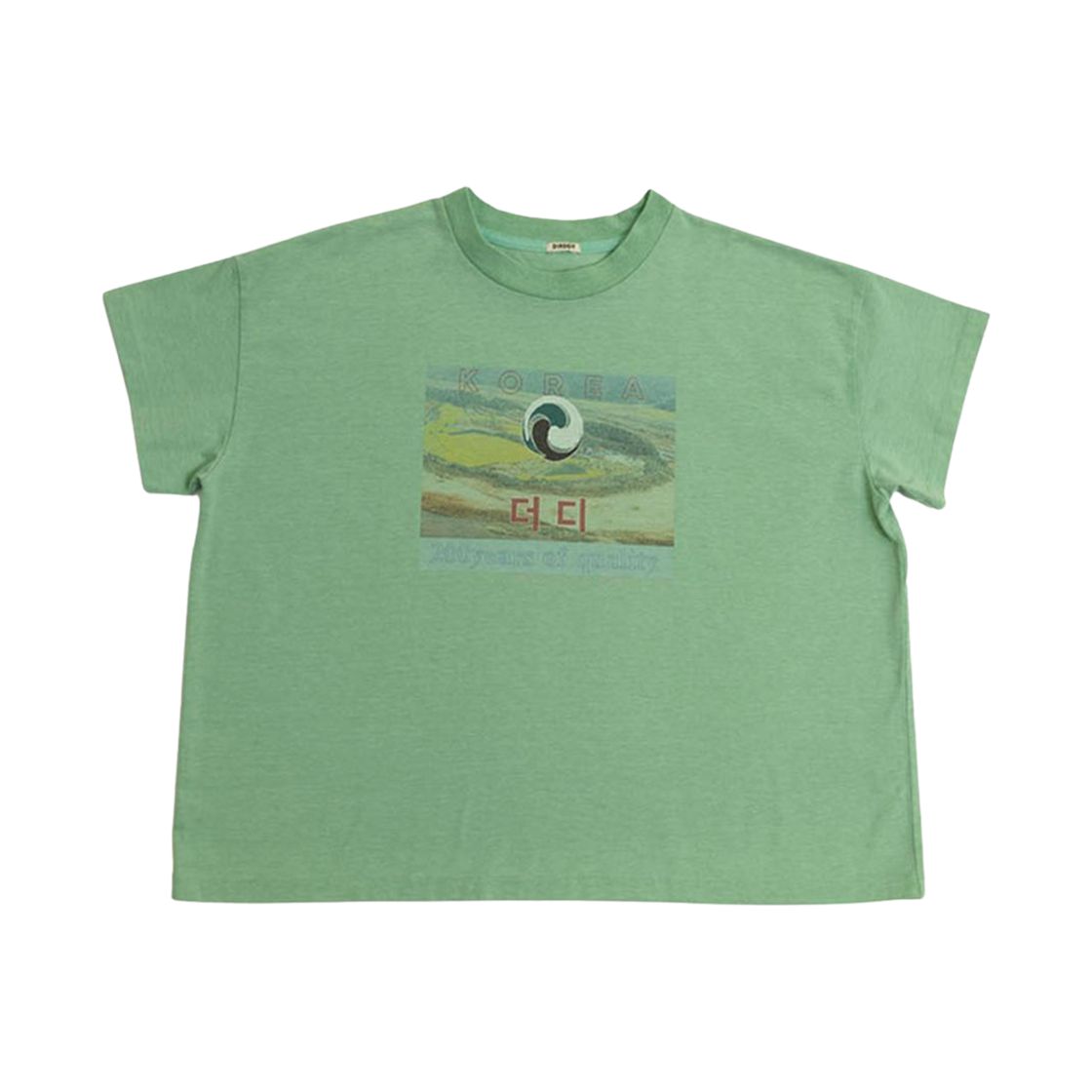 더디 빈티지 티셔츠 빈티지 그린(Dirddy Vintage T-Shirt Vintage Green)