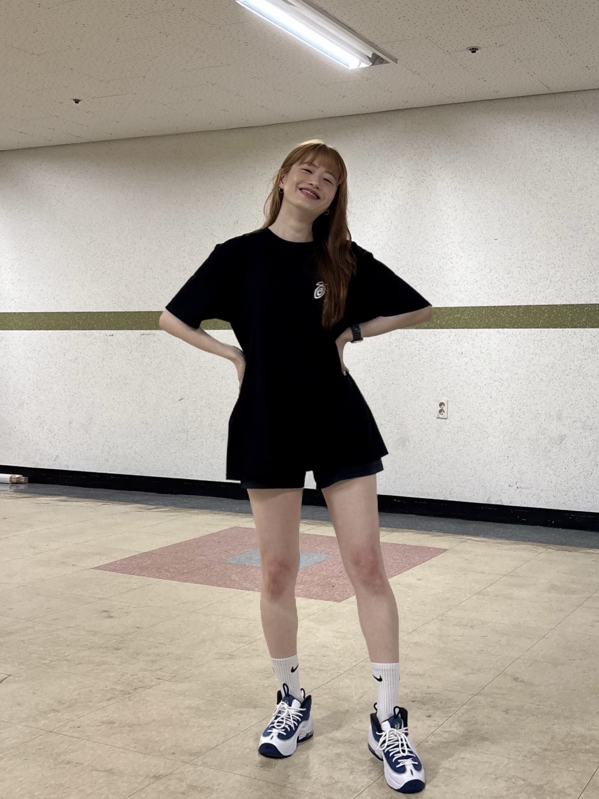 Stussy x Patta Sound Connection T-Shirt Black, Nike Air Penny II Atlantic Blue 착용 스타일 - 6