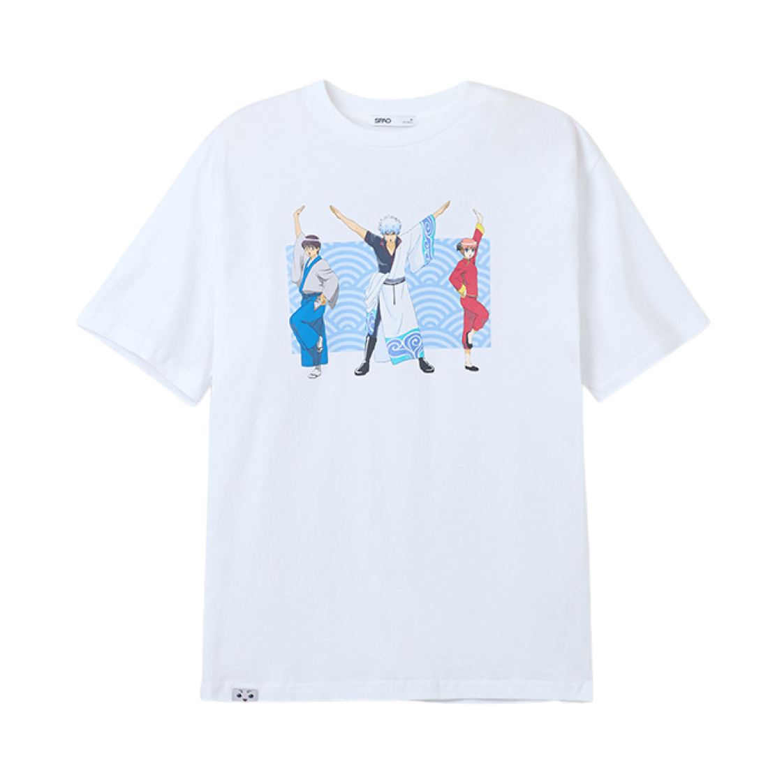 스파오 x 은혼 숏슬리브 티셔츠 화이트(Spao x Gintama Short Sleeve T-Shirt White)