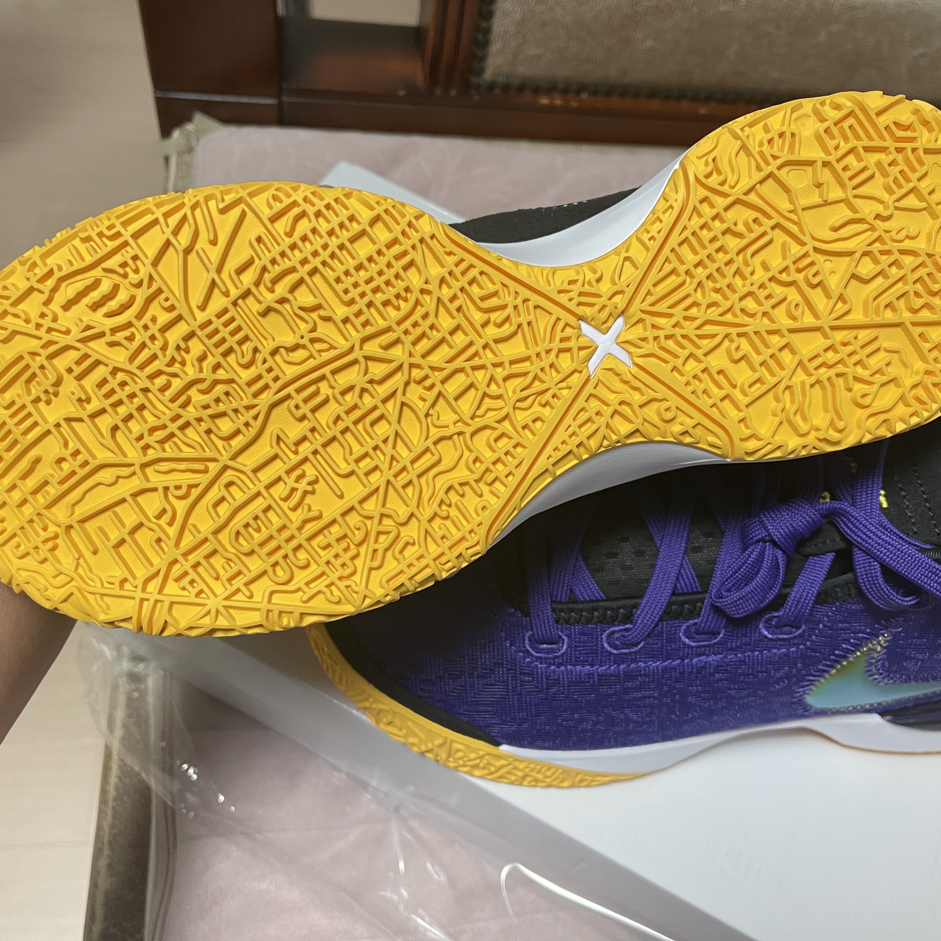 Nike LeBron NXXT Gen EP Court Purple Black 착용 스타일 - 3