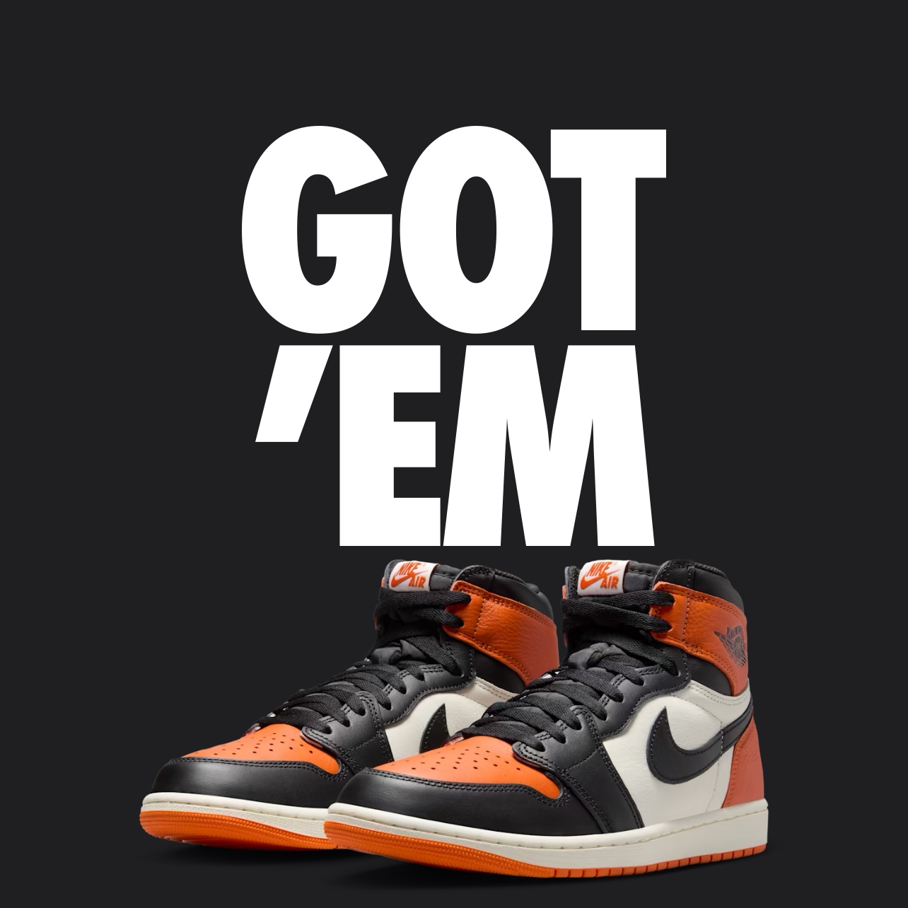 Jordan 1 Retro High OG Shattered Backboard 착용 스타일