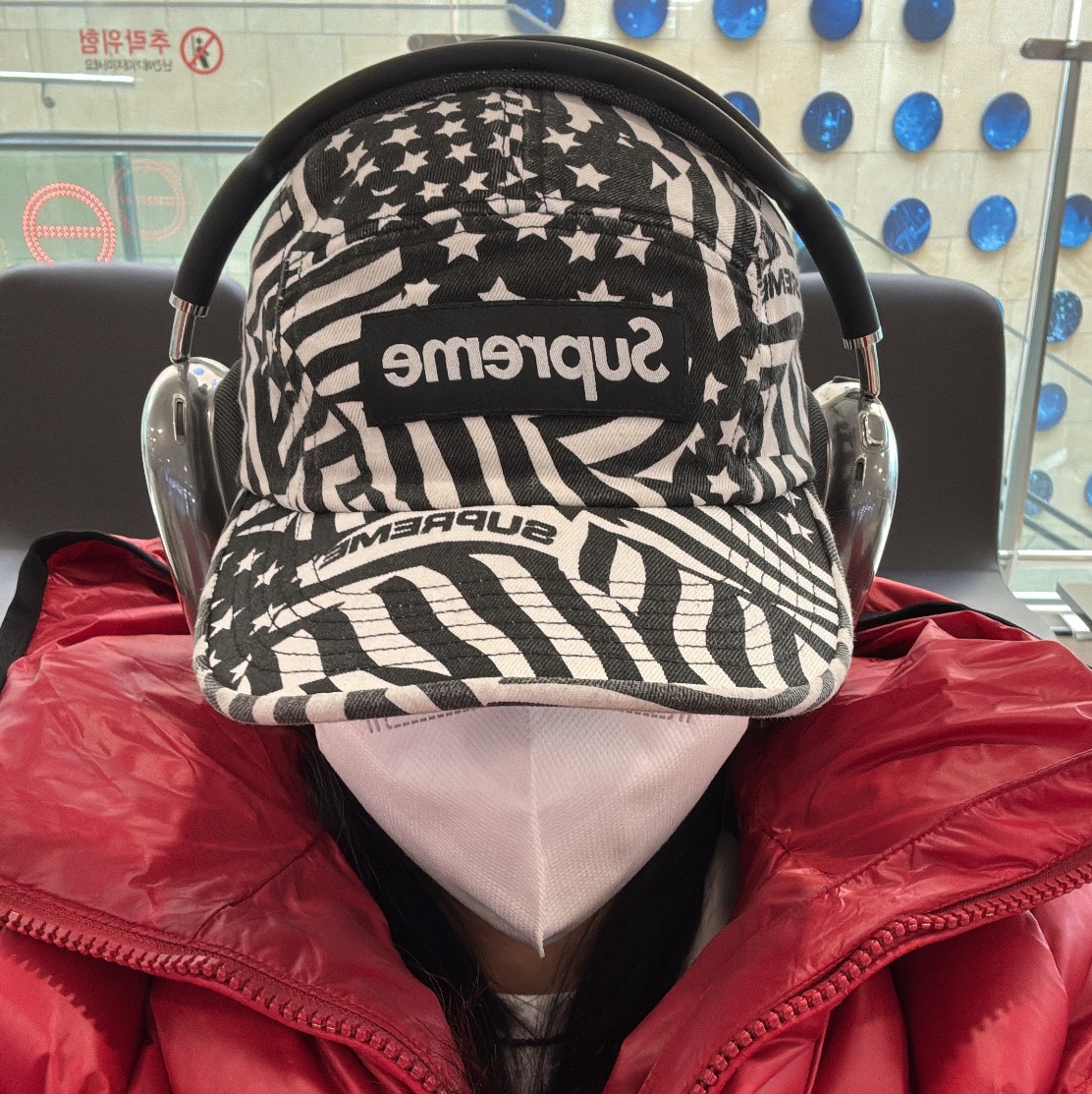Supreme Washed Chino Twill Camp Cap Black Flags - 20SS, Apple AirPods Max Lightning Space Gray (Korean Ver.) 착용 스타일