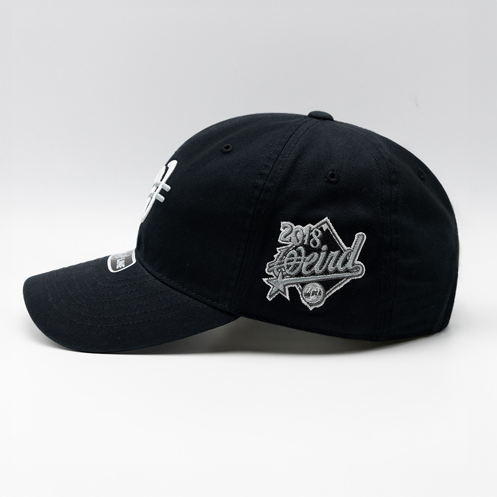 위얼드월드 월드시리즈 와펜 볼캡 블랙(Weird World World Seiries Wappen Ball cap Black) - 3