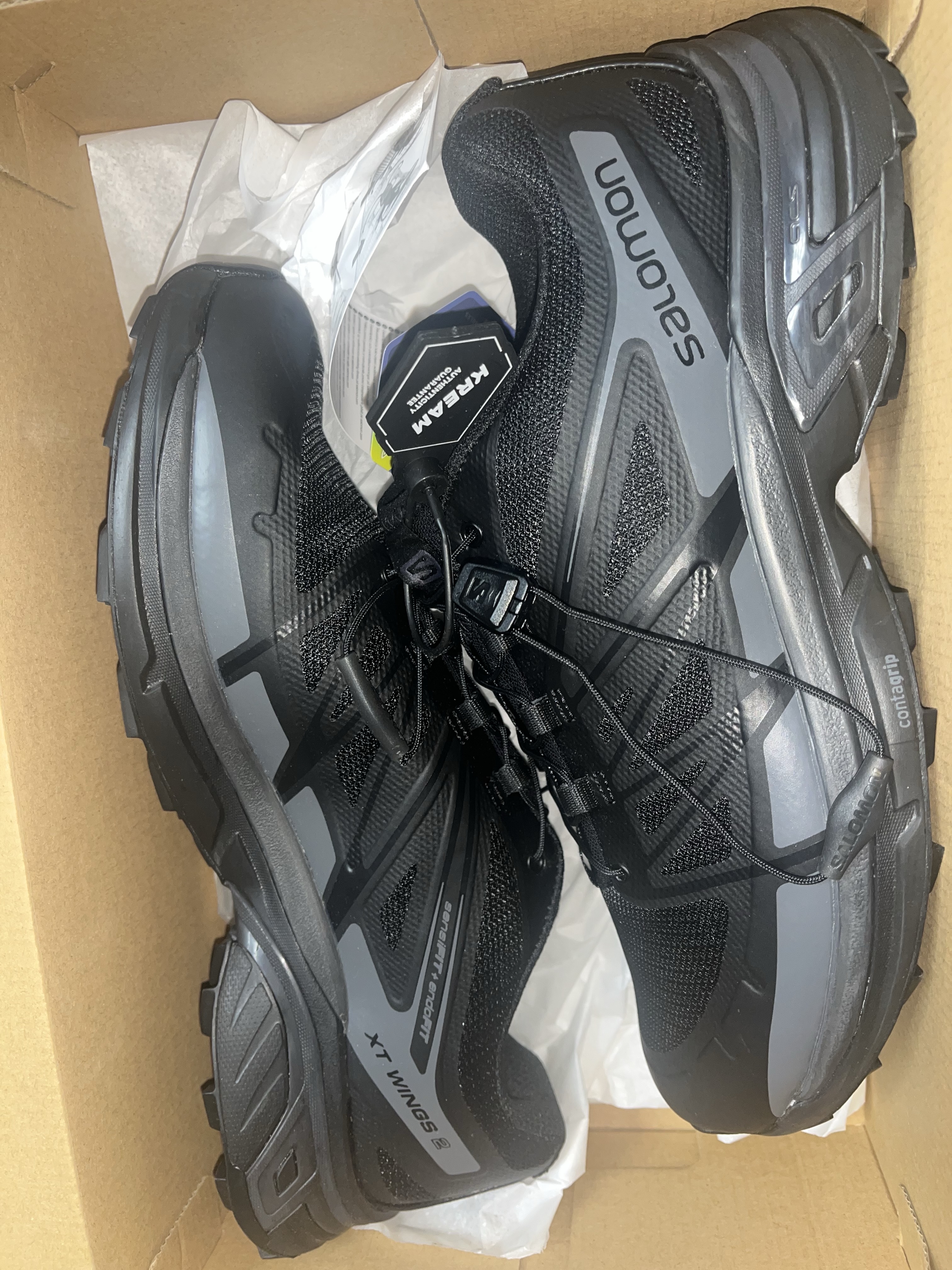 Salomon XT-Wings 2 ADV Black 착용 스타일 - 3