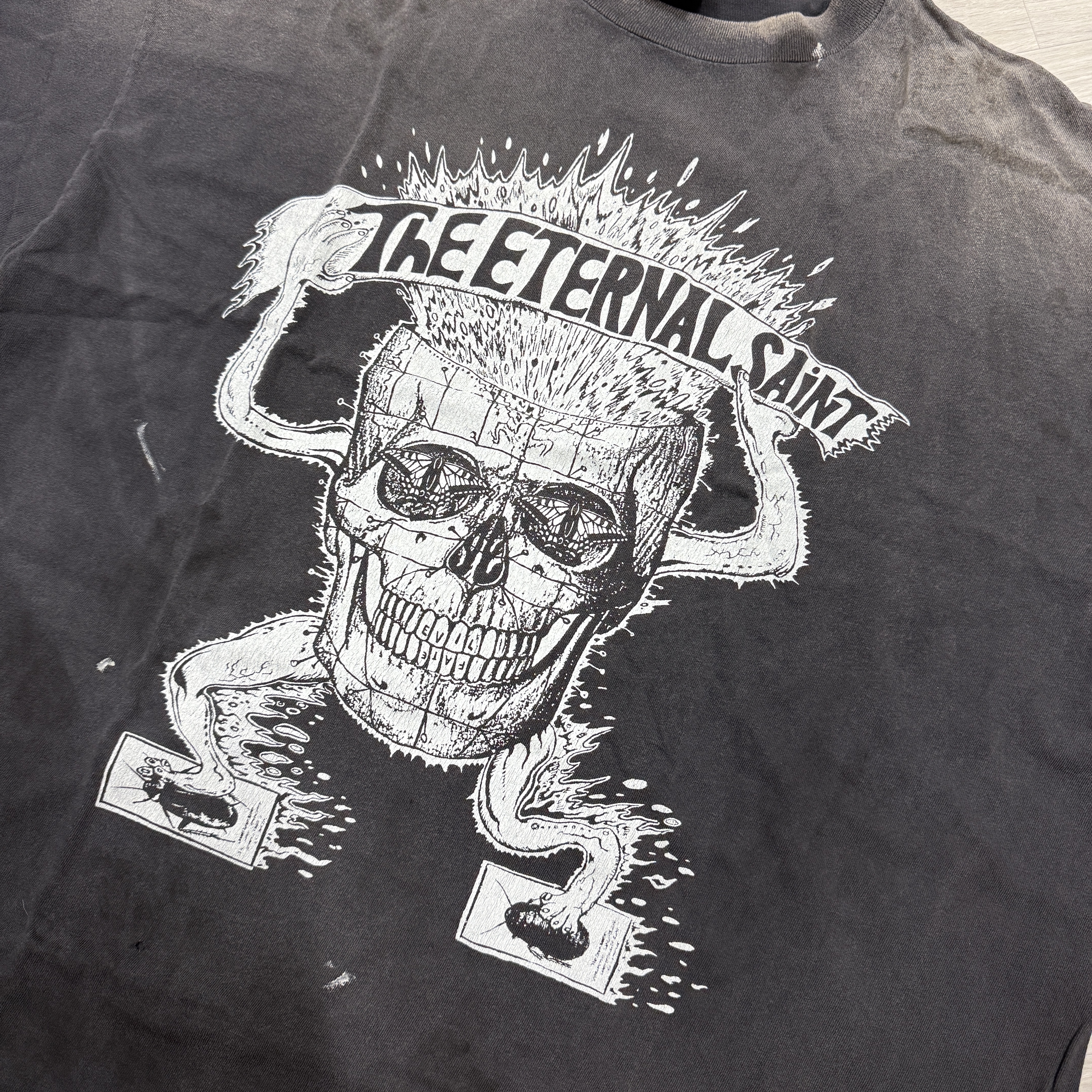 Saint Mxxxxxx The Eternal S/S T-Shirt Black - 25AW 착용 스타일 - 1