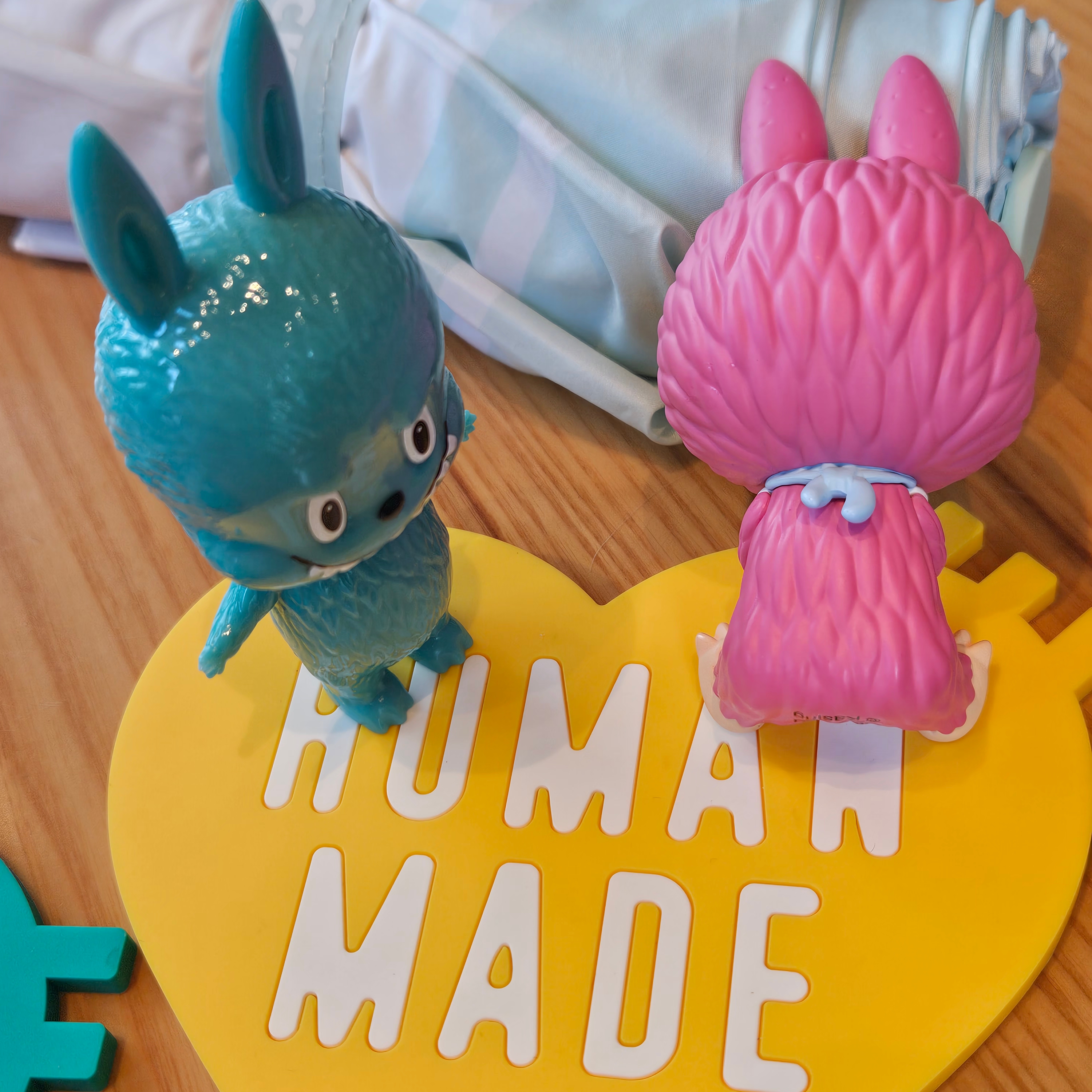Human Made Heart Rubber Coaster Yellow, Human Made Heart Rubber Coaster Green 착용 스타일 - 7