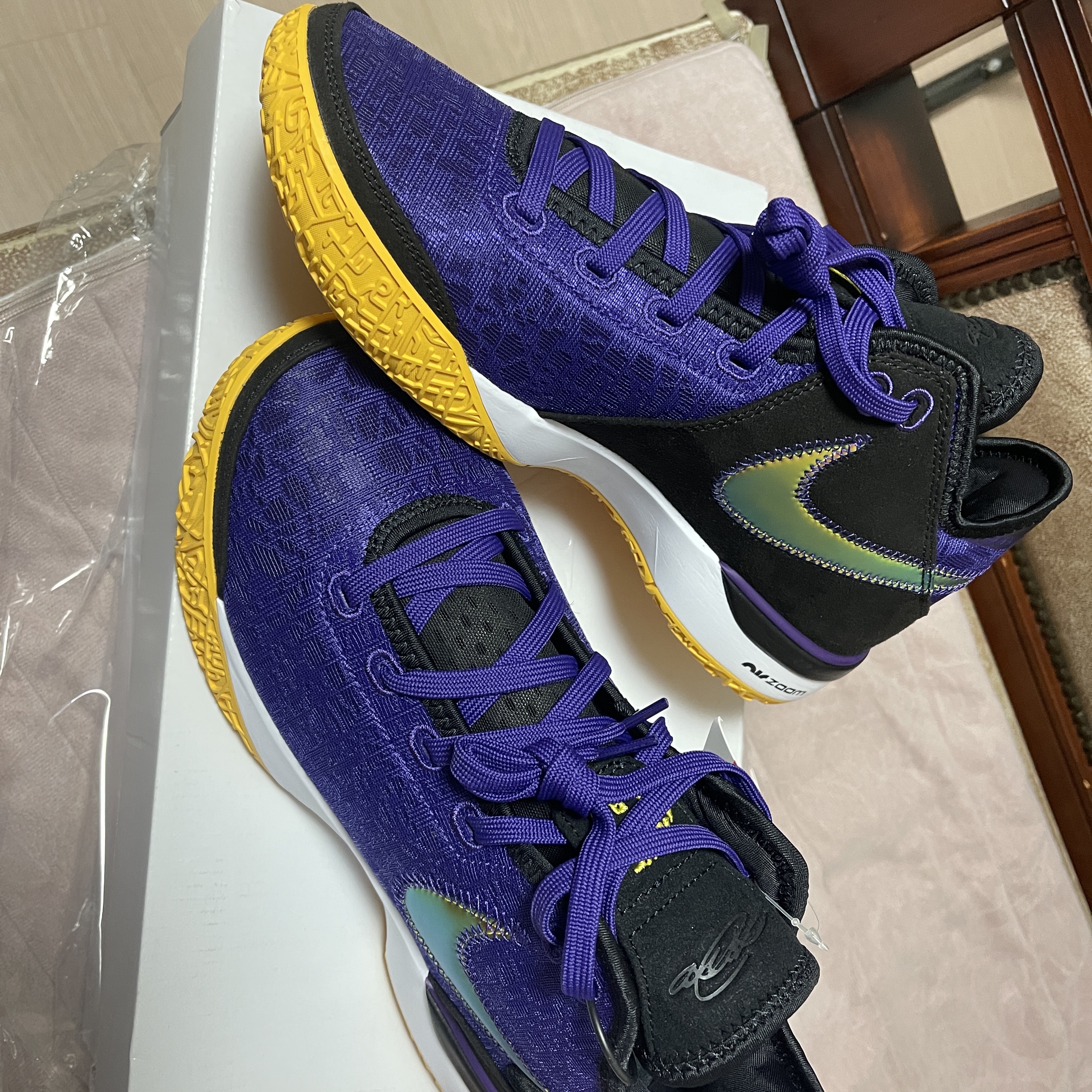 Nike LeBron NXXT Gen EP Court Purple Black 착용 스타일 - 1