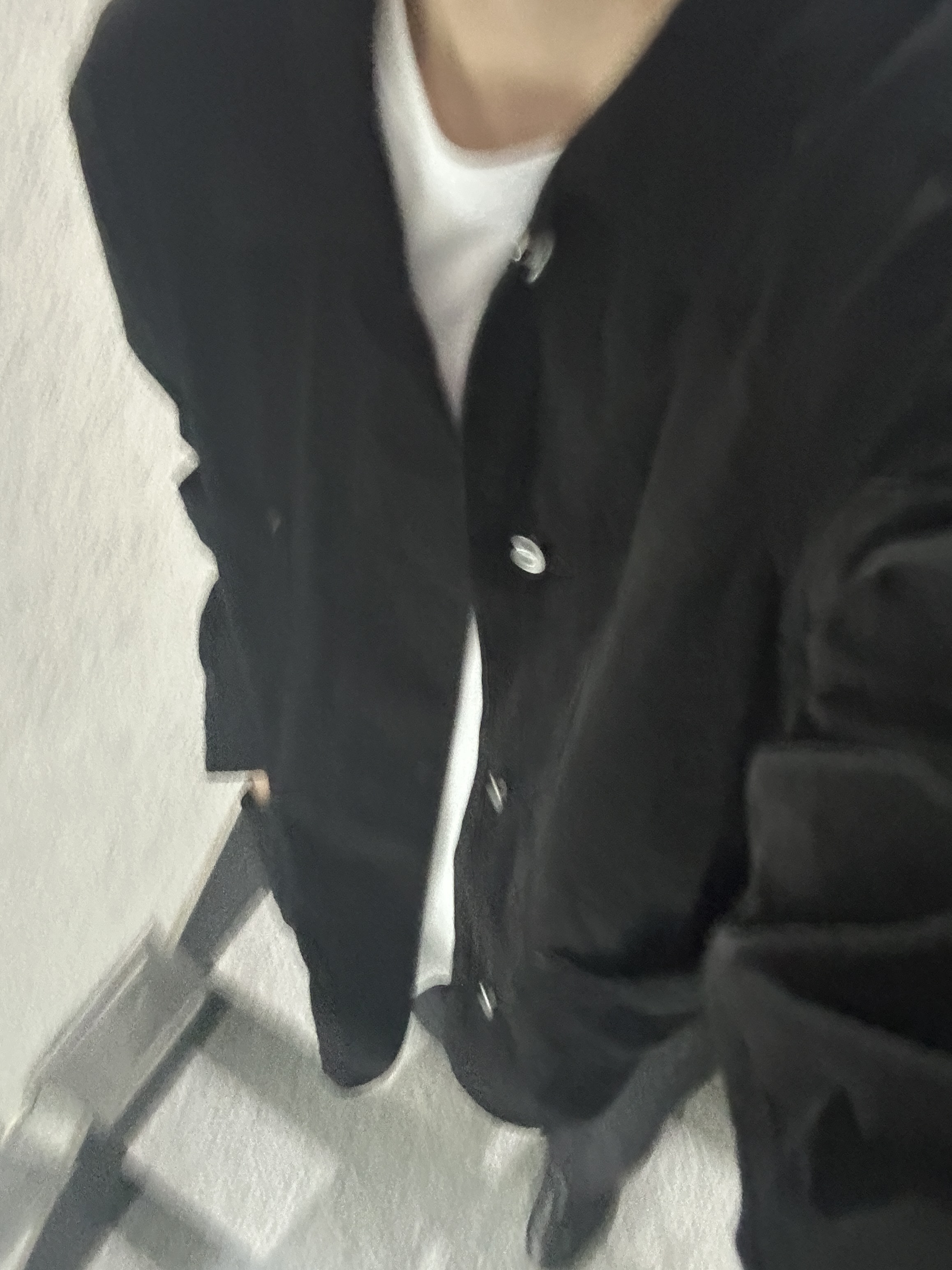 Polyteru Chore Jacket (Coverall Jacket) 23 ver. Black 착용 스타일 - 1