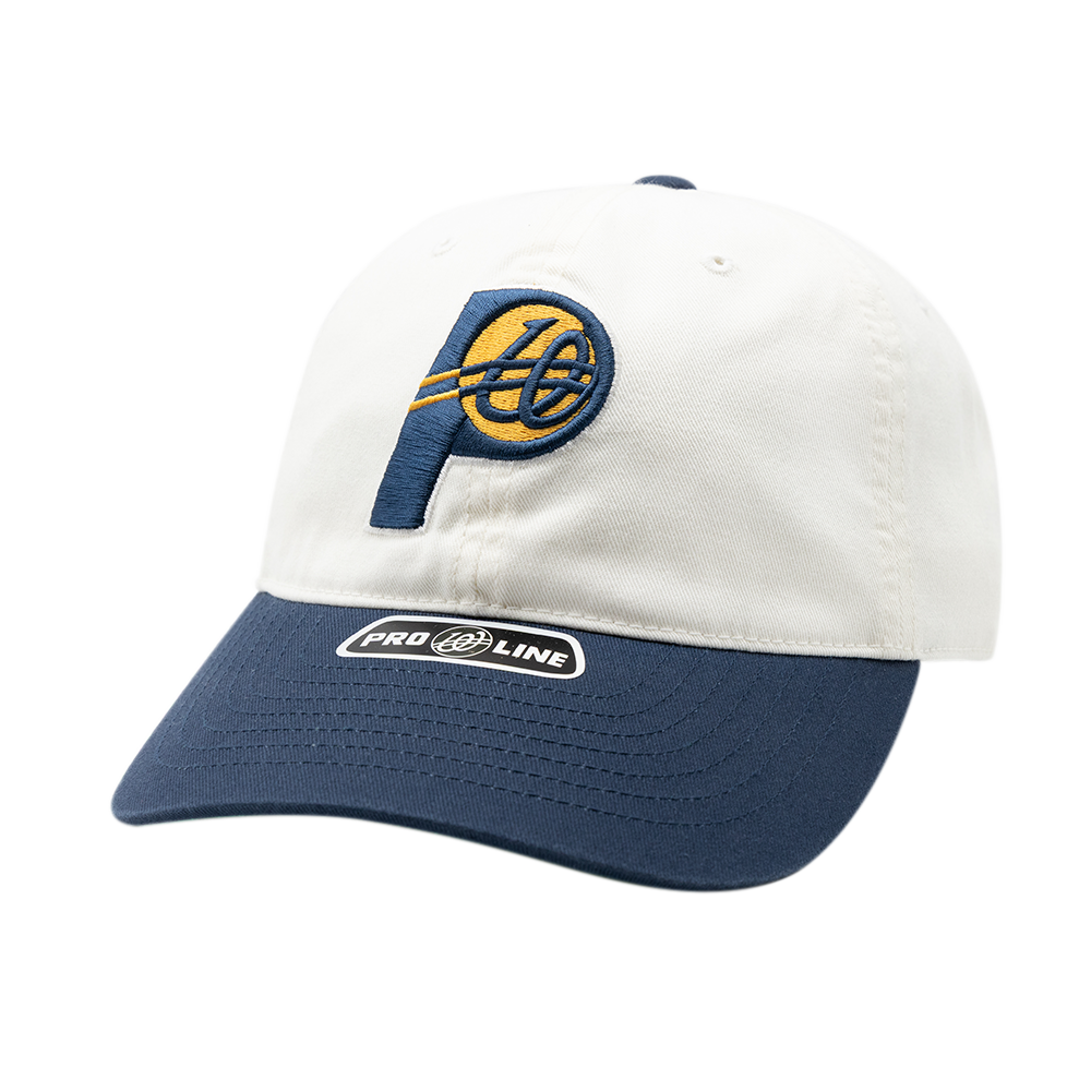 위얼드월드 P로고 바스켓볼 배색 볼캡 아이보리(Weird World P logo Basket Ball cap Ivory)
