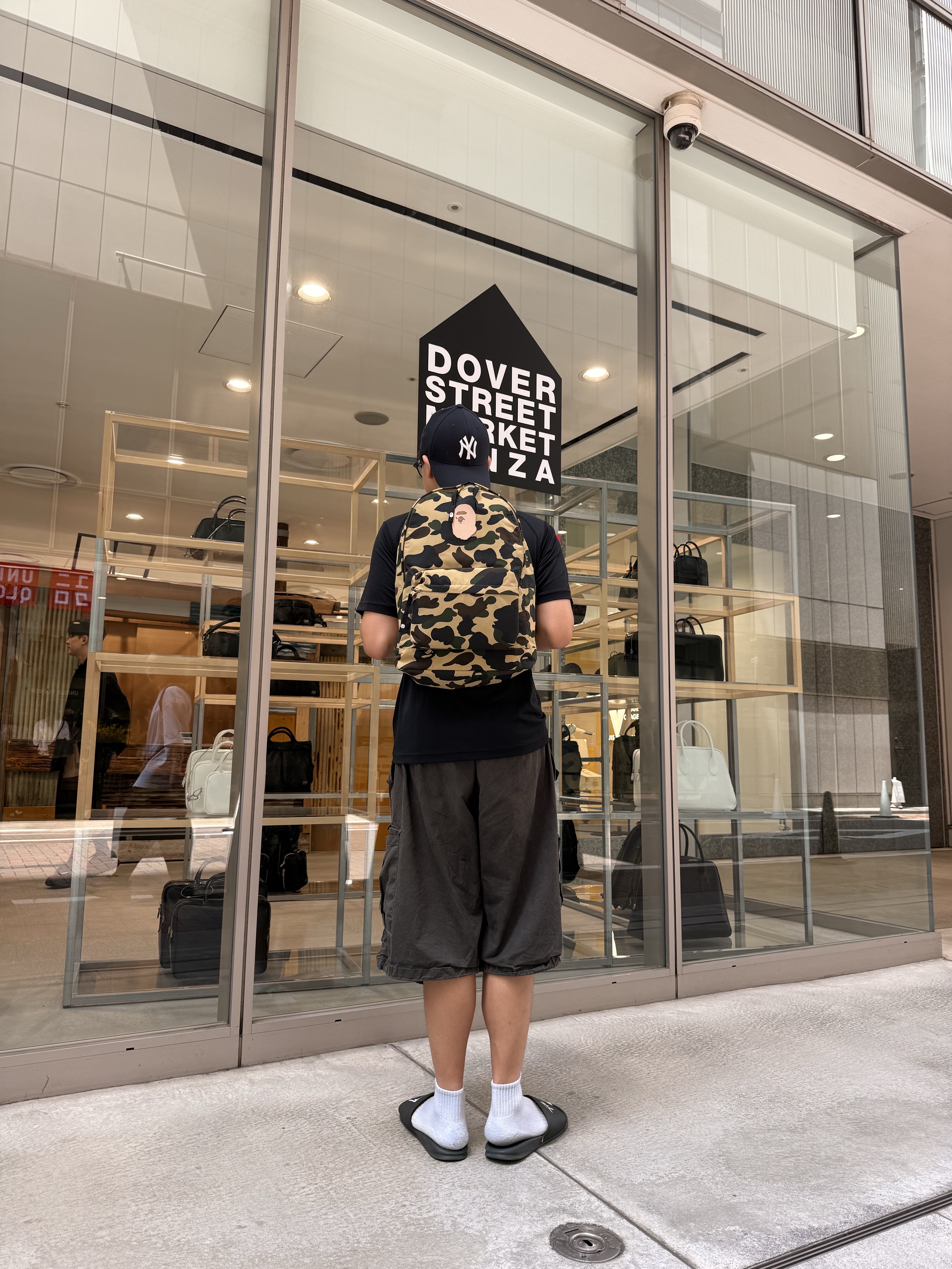 BAPE Tokyo College City T-Shirt Black, BAPE City Tokyo Big Ape Head T-Shirt Black 착용 스타일 - 9