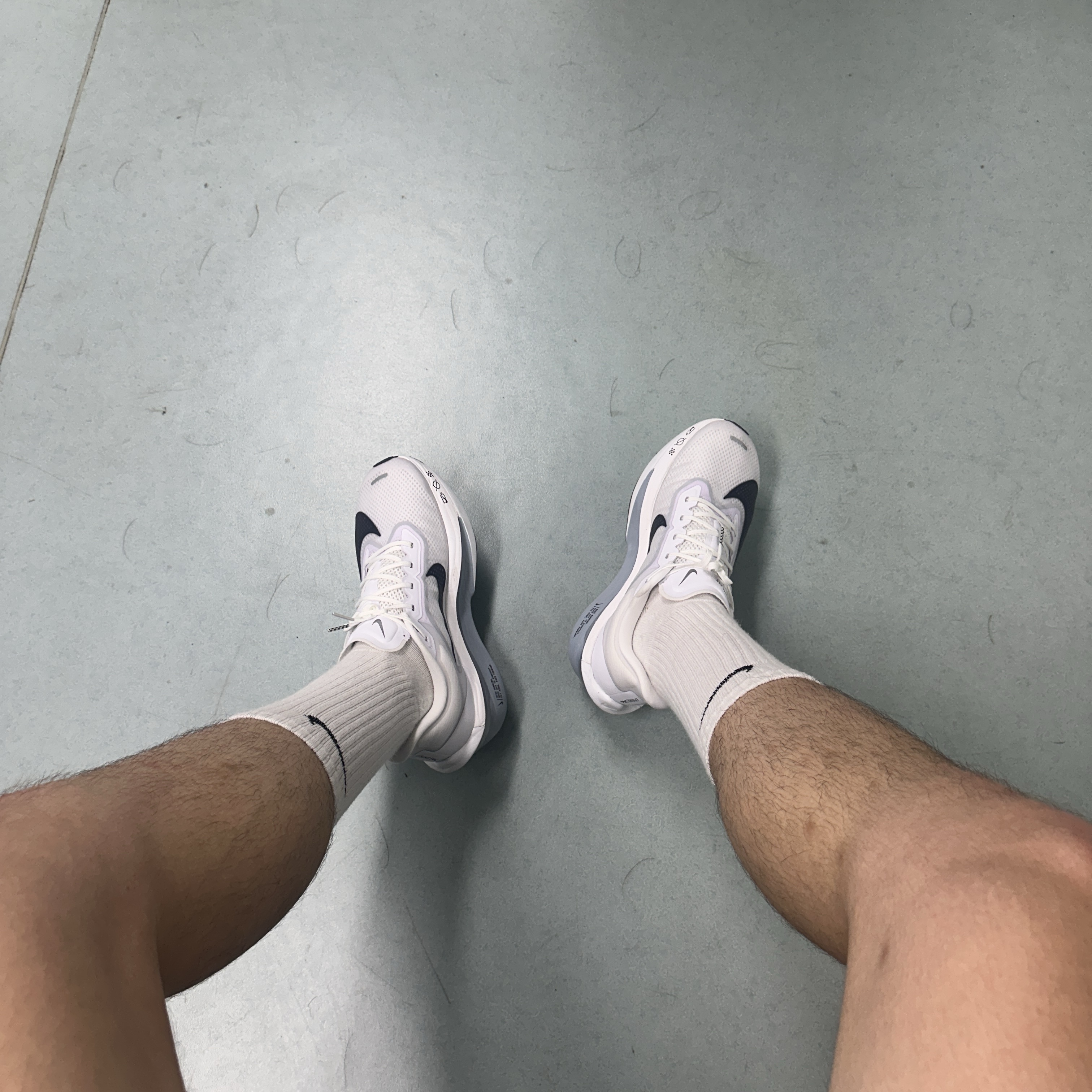 Nike Zoom Fly 6 White Pure Platinum 착용 스타일 - 8