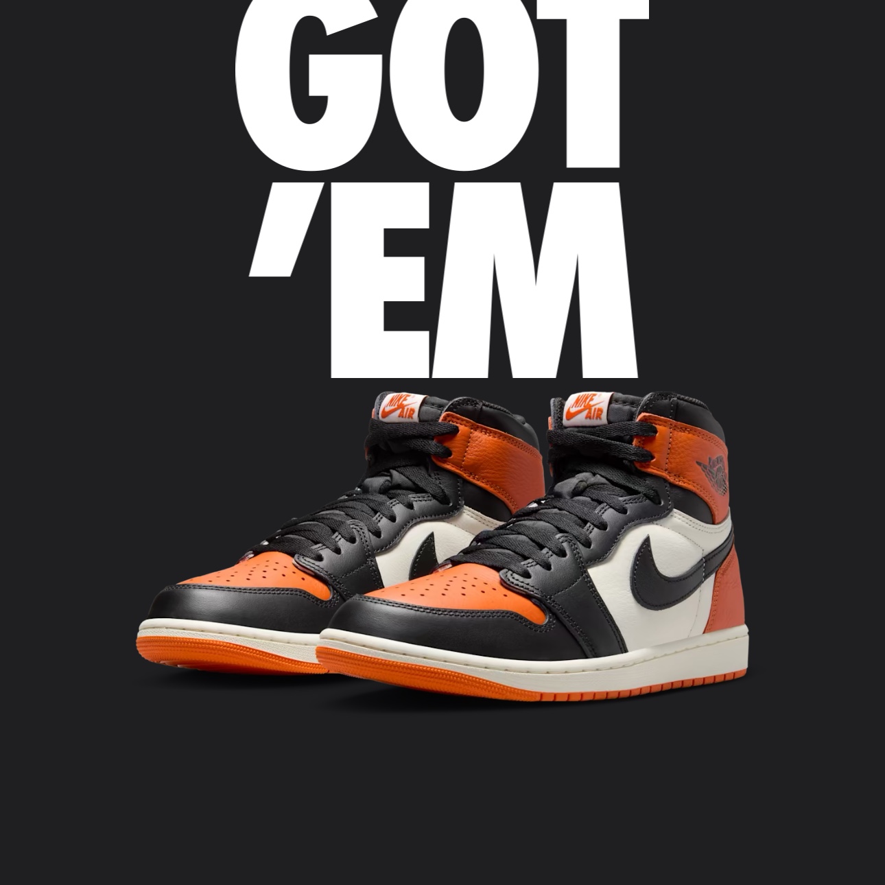 Jordan 1 Retro High OG Shattered Backboard 착용 스타일
