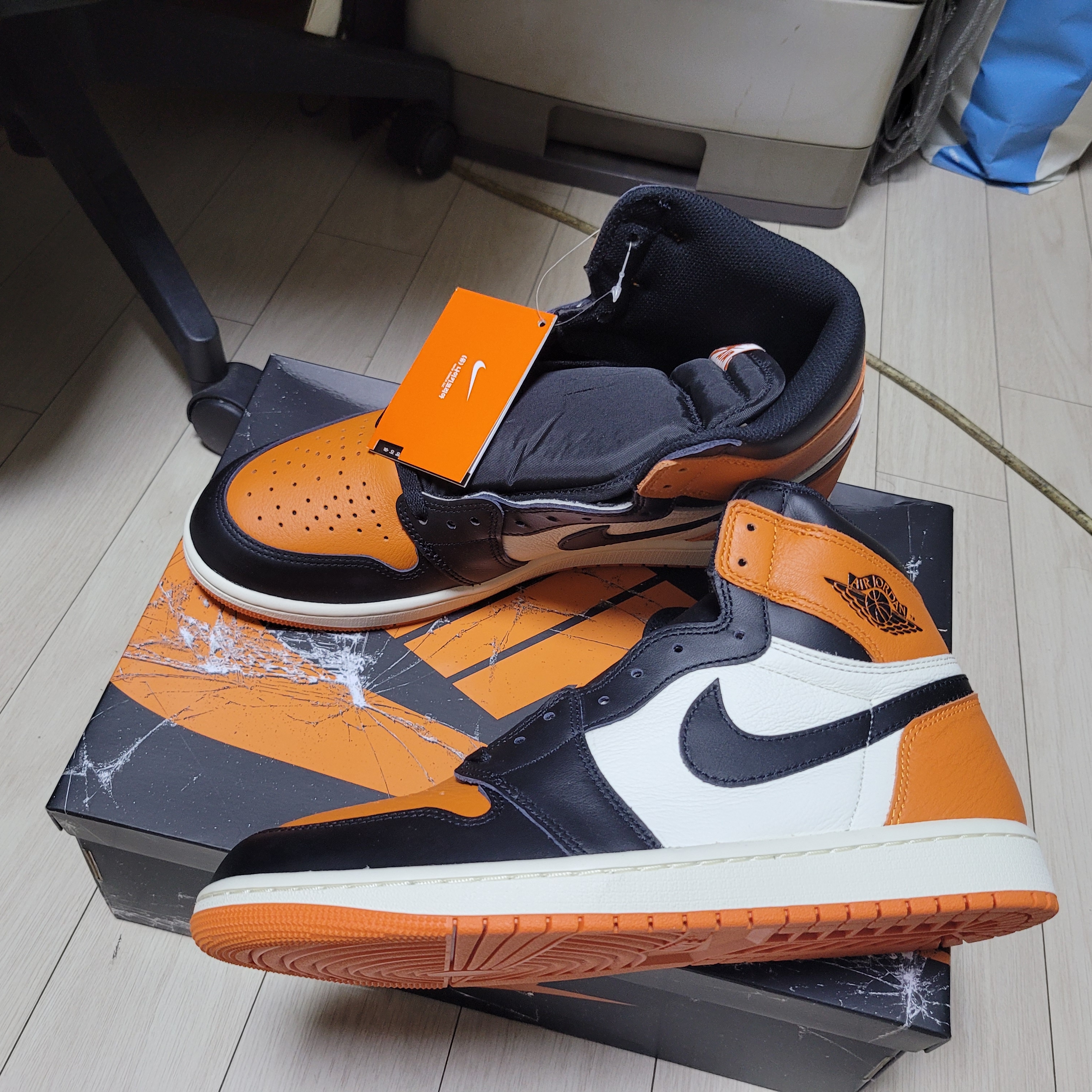 Jordan 1 Retro High OG Shattered Backboard 착용 스타일 - 2