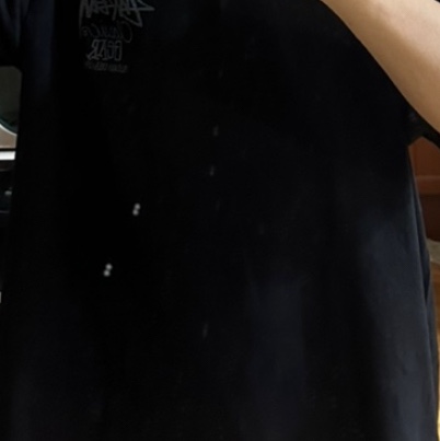 Stussy Pigment Dyed Classic Gear T-Shirt Black 착용 스타일