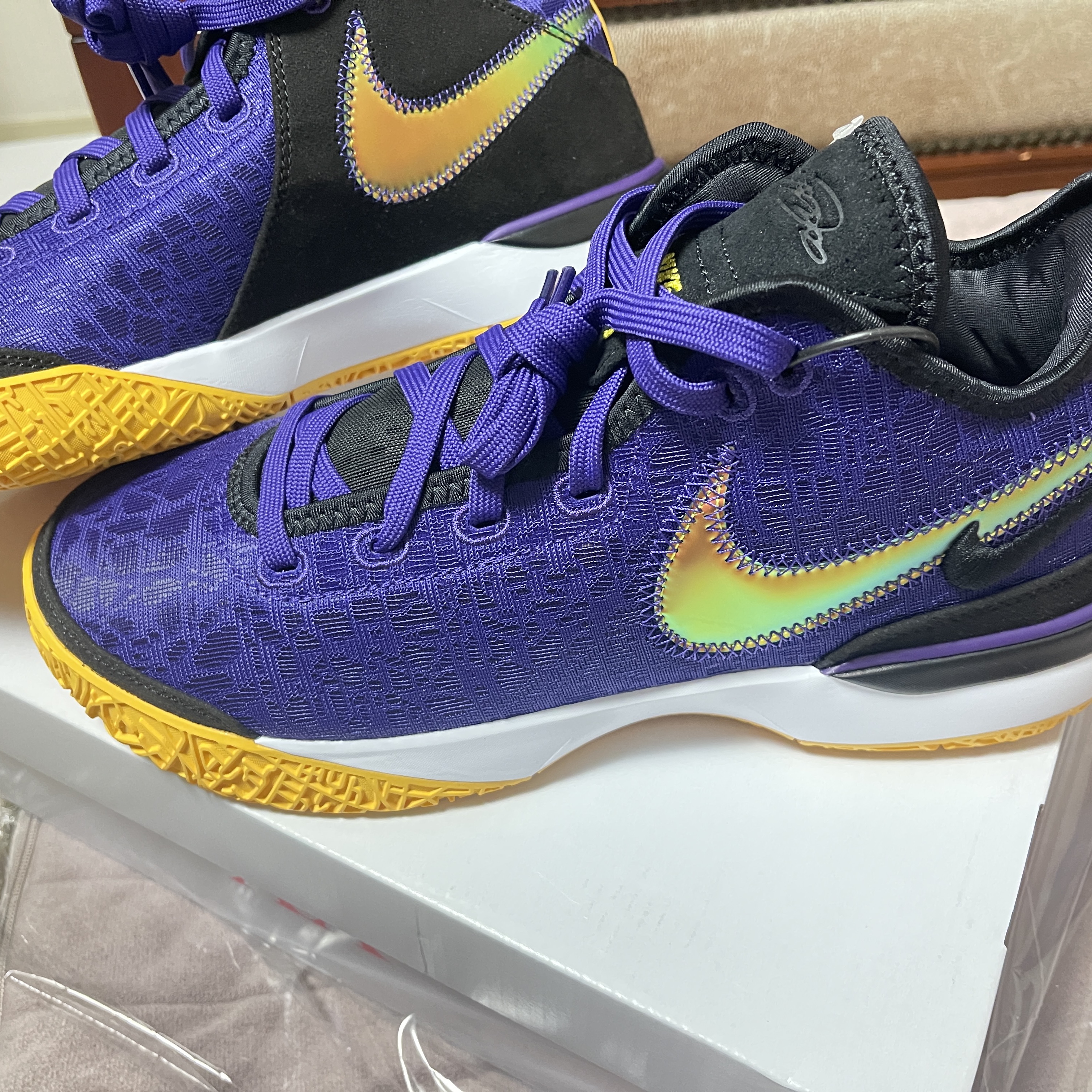Nike LeBron NXXT Gen EP Court Purple Black 착용 스타일 - 2