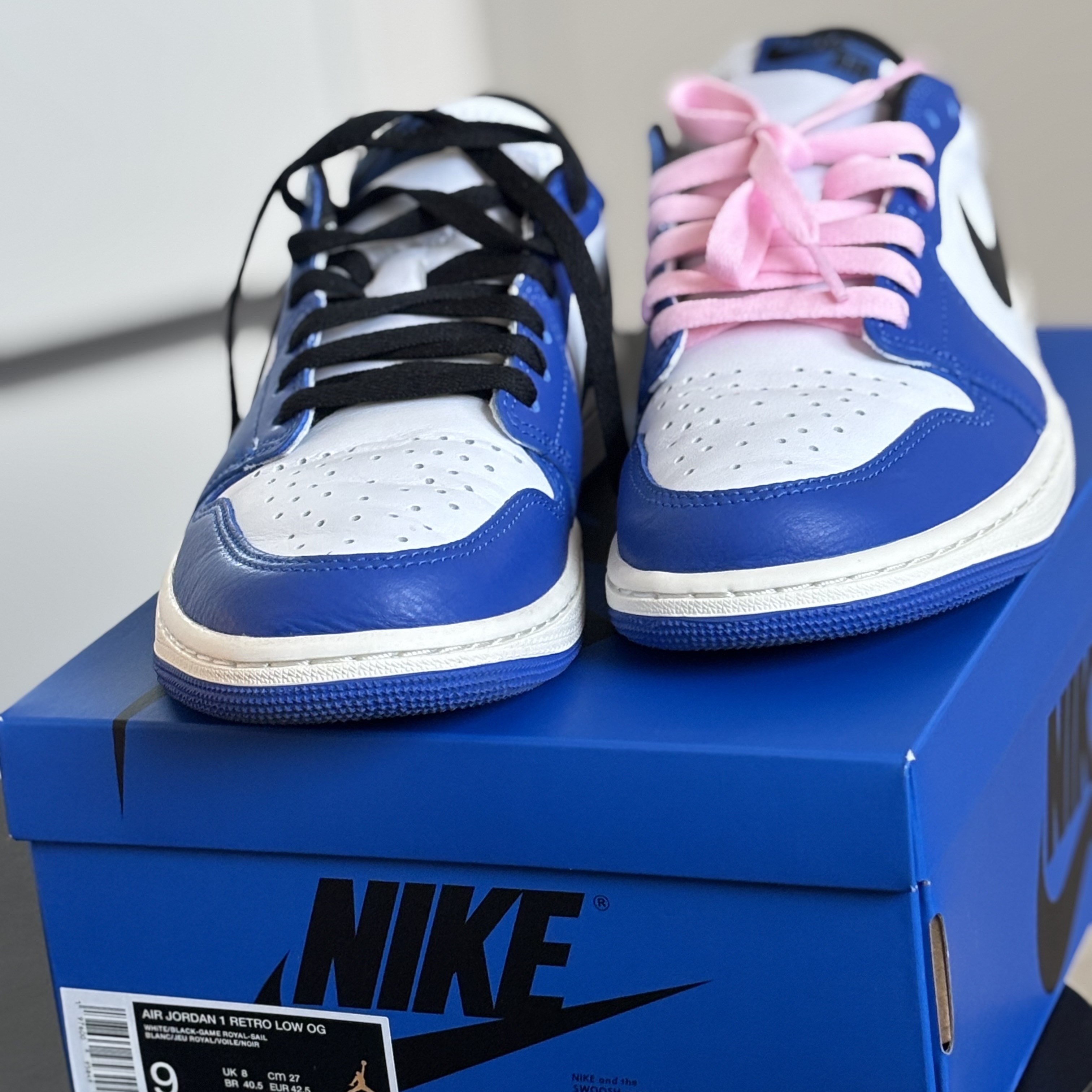Jordan 1 Retro Low OG Game Royal 착용 스타일