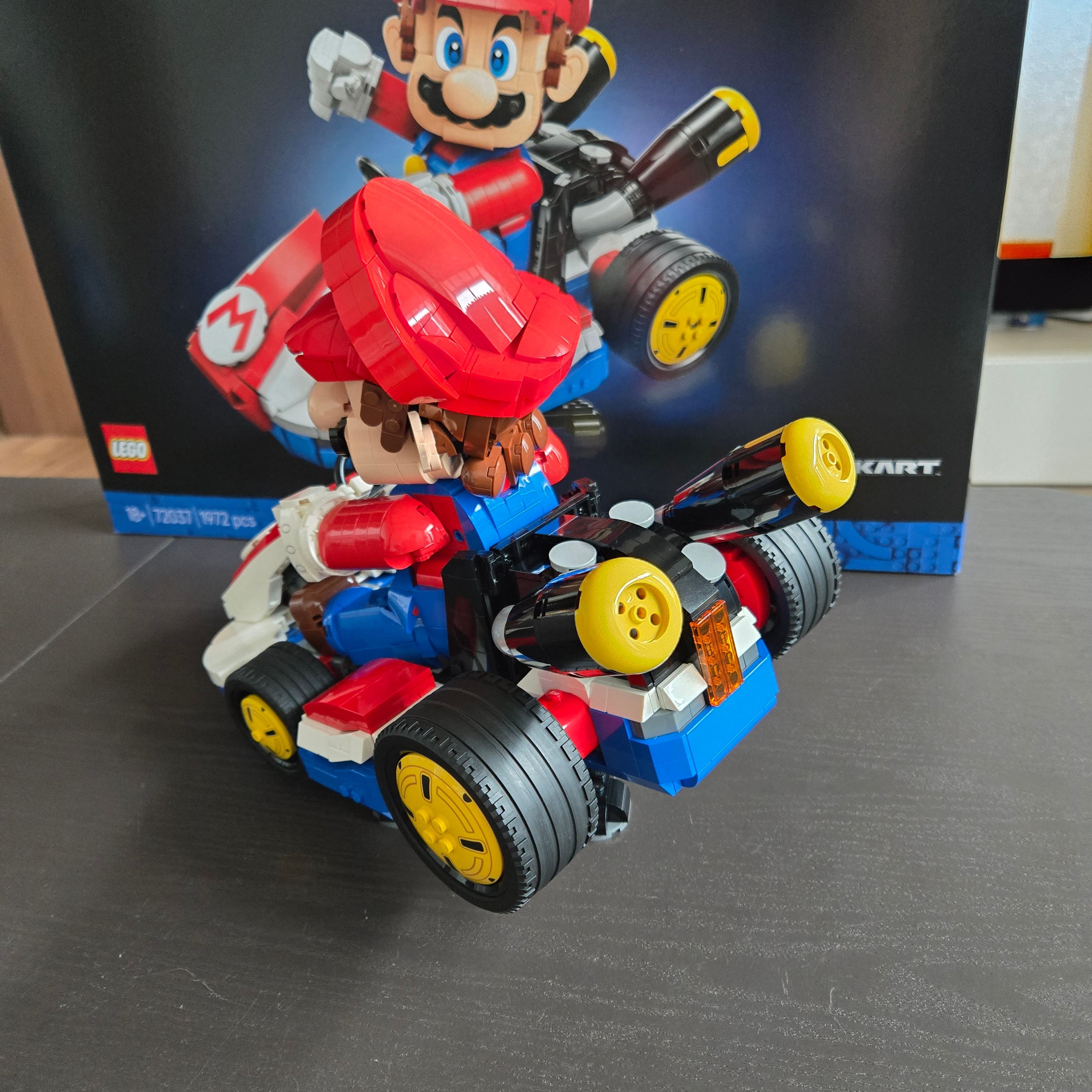 Lego Super Mario Mario Kart - Mario & Standard Kart 착용 스타일 - 3
