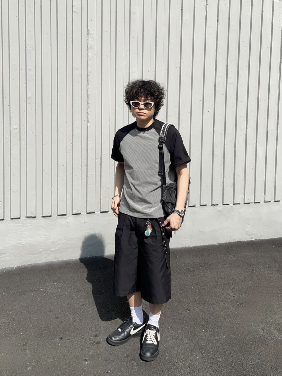 ALEXII Dino Keyring, Nike x Ambush Air Force 1 Low SP Black 착용 스타일
