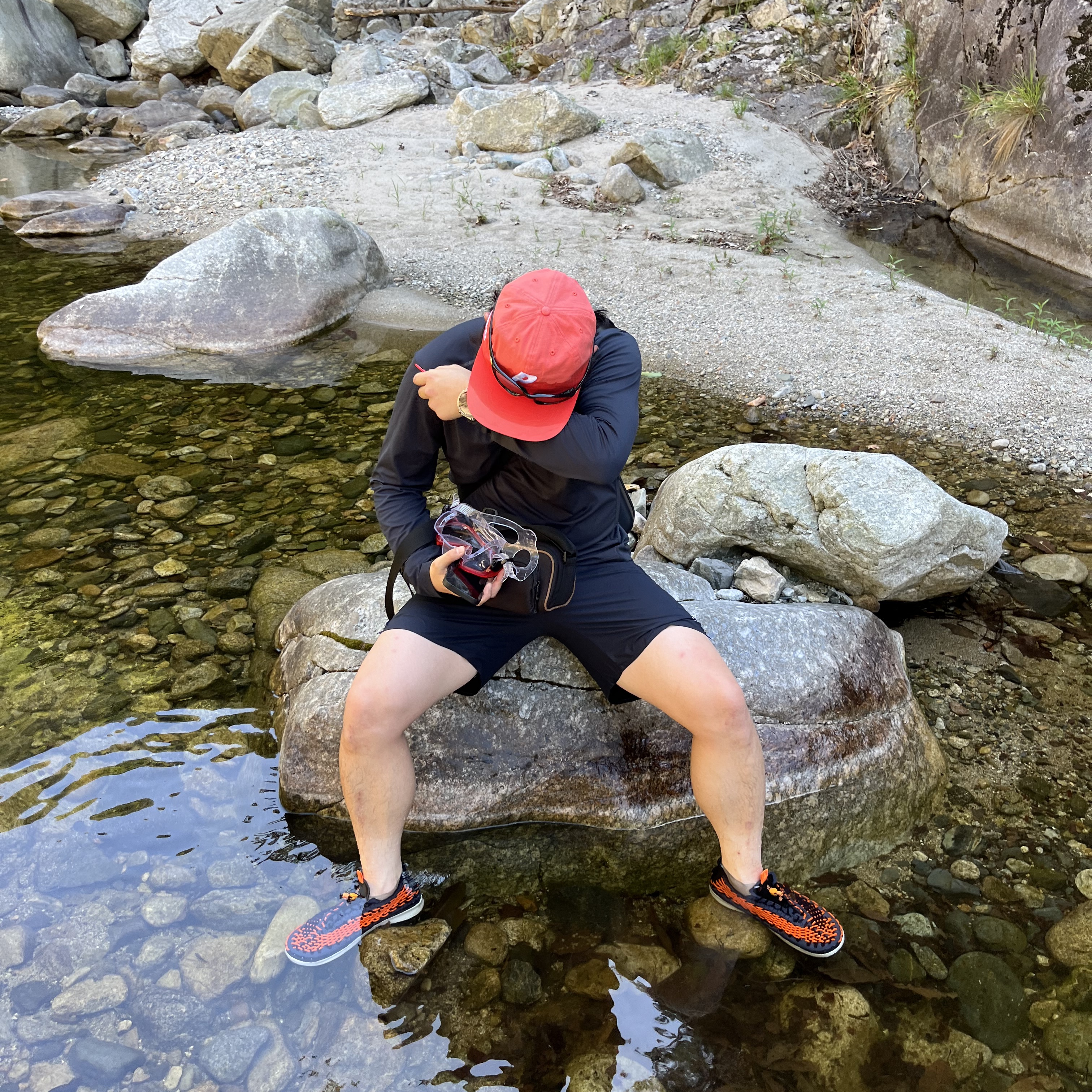 Palace RS Gore-Tex Pal Hat Pink - 24SS 착용 스타일