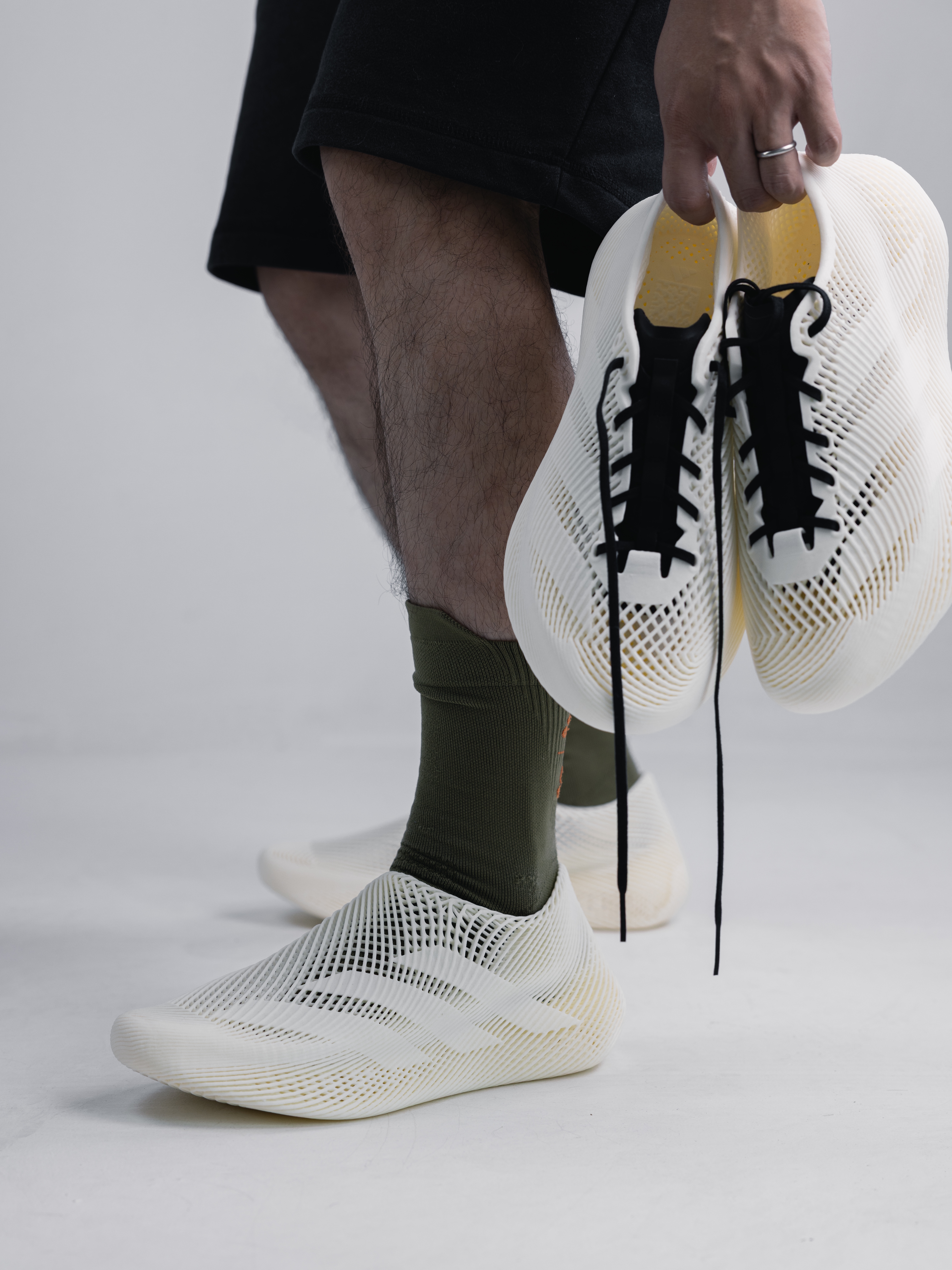 Adidas Climacool Laced Off White Core Black, Adidas Climacool Off White 착용 스타일 - 4