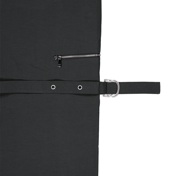 GDS51RULP01CH0M [KREAM 단독] GODASHIN Square Ring Belt Pants Charcoal - #3
