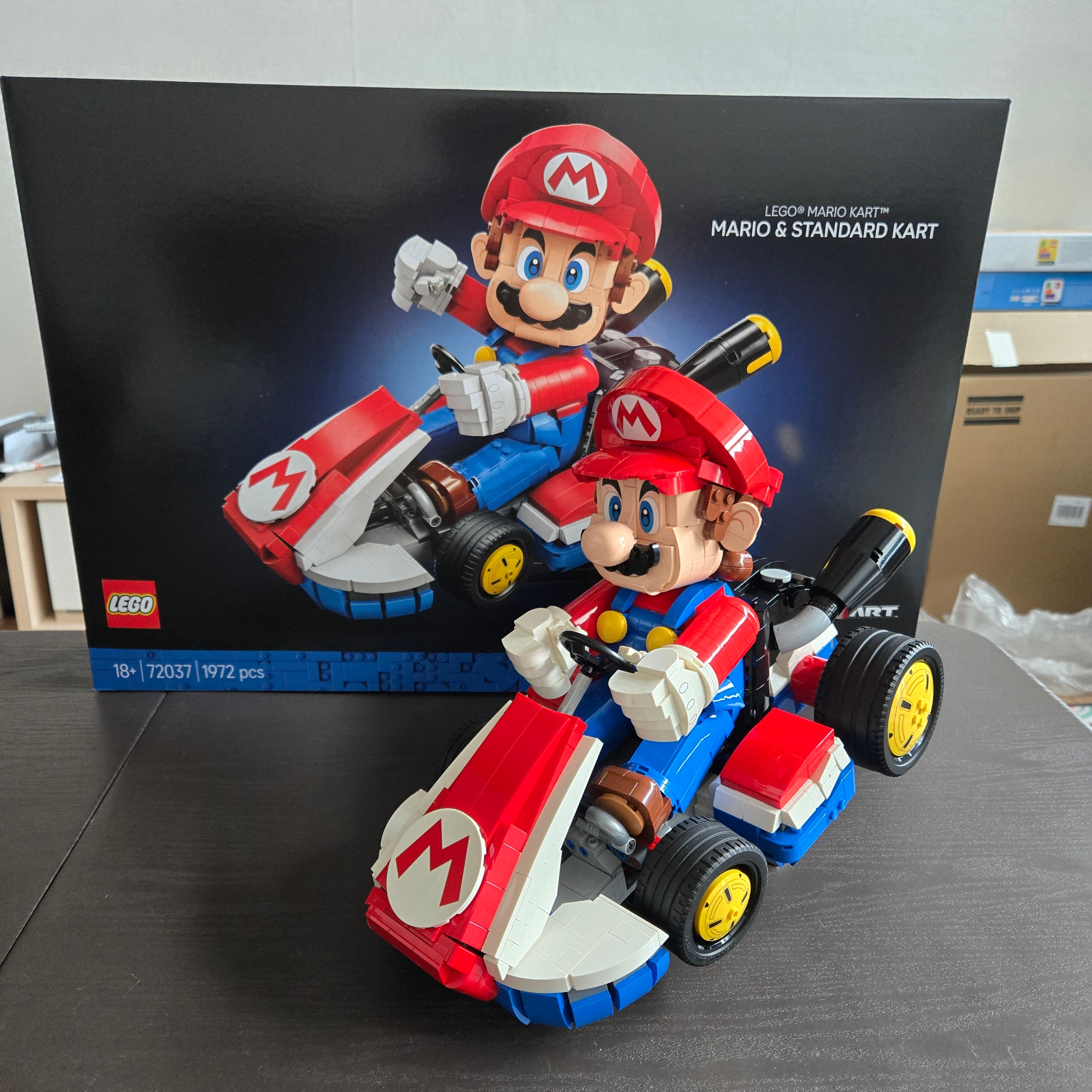 Lego Super Mario Mario Kart - Mario & Standard Kart 착용 스타일 - 1