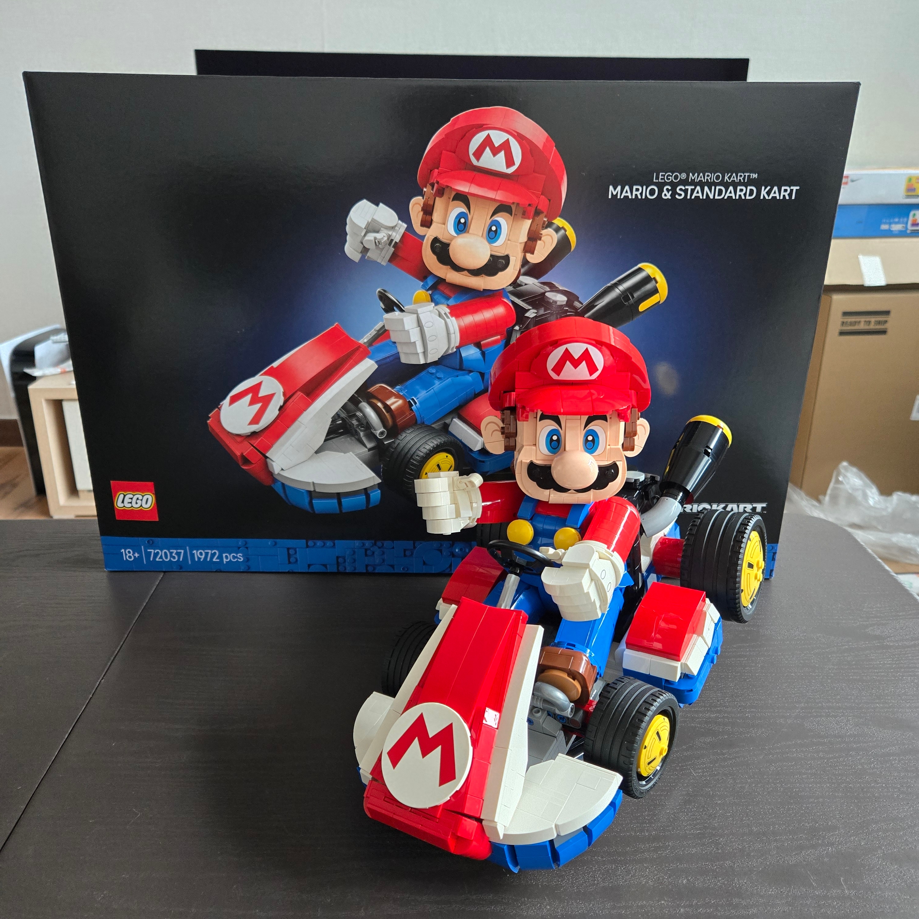 Lego Super Mario Mario Kart - Mario & Standard Kart 착용 스타일 - 2