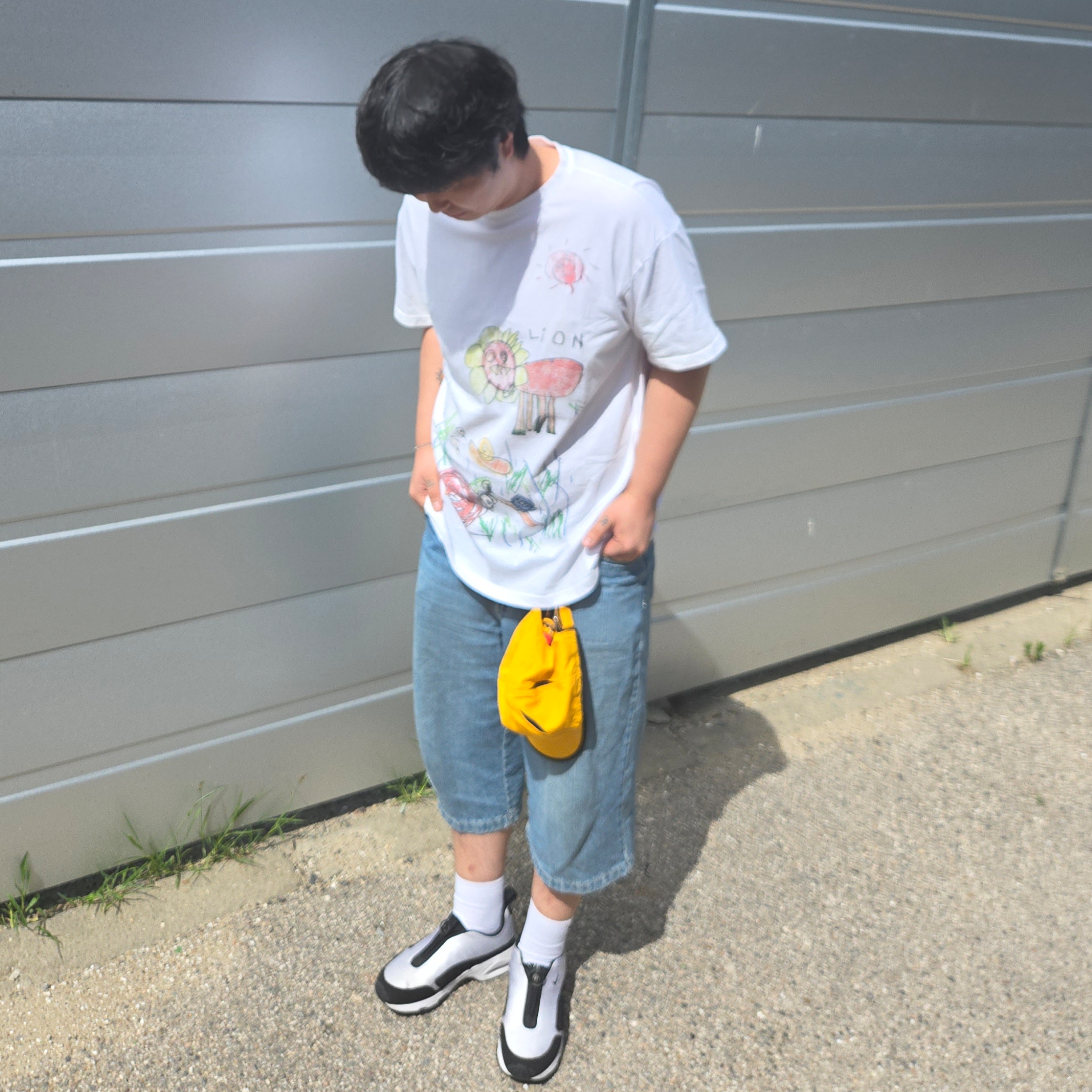 Nike x Comme des Garcons Homme Plus Air Max Sunder SP White Black 착용 스타일